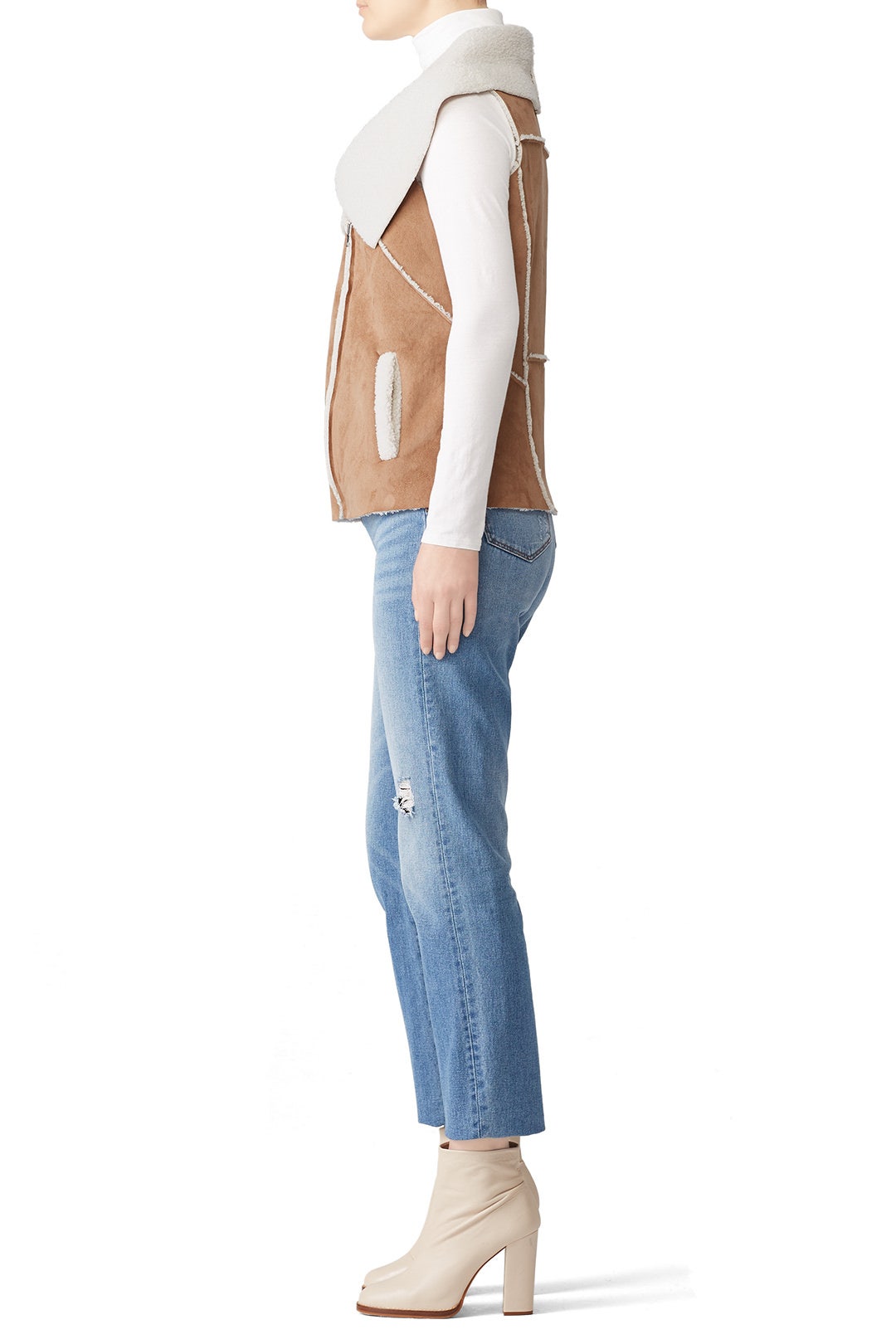 Faux Shearling Fiona Vest