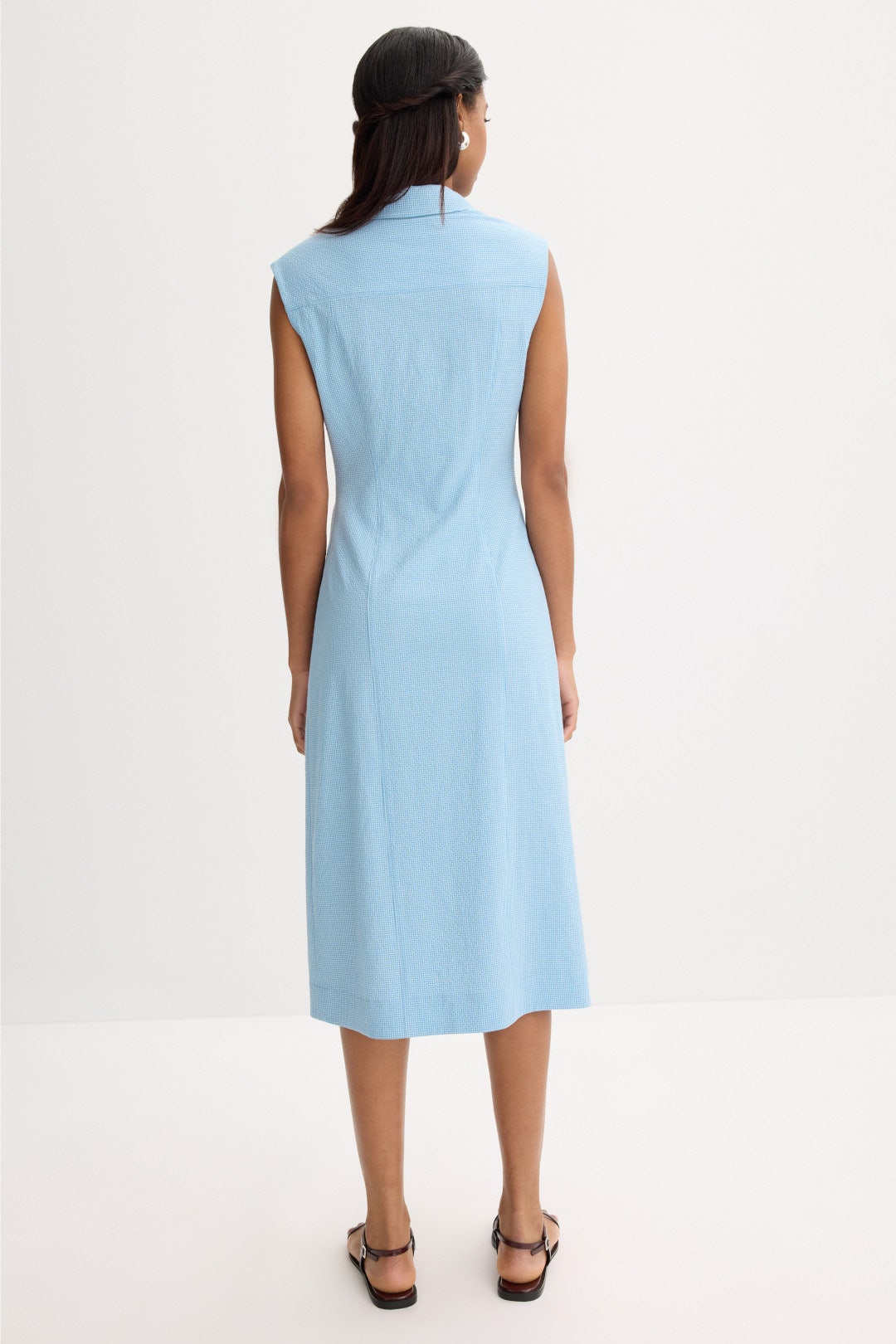 Nera Mini Gingham Shirt Dress by Derek Lam 10 Crosby 2