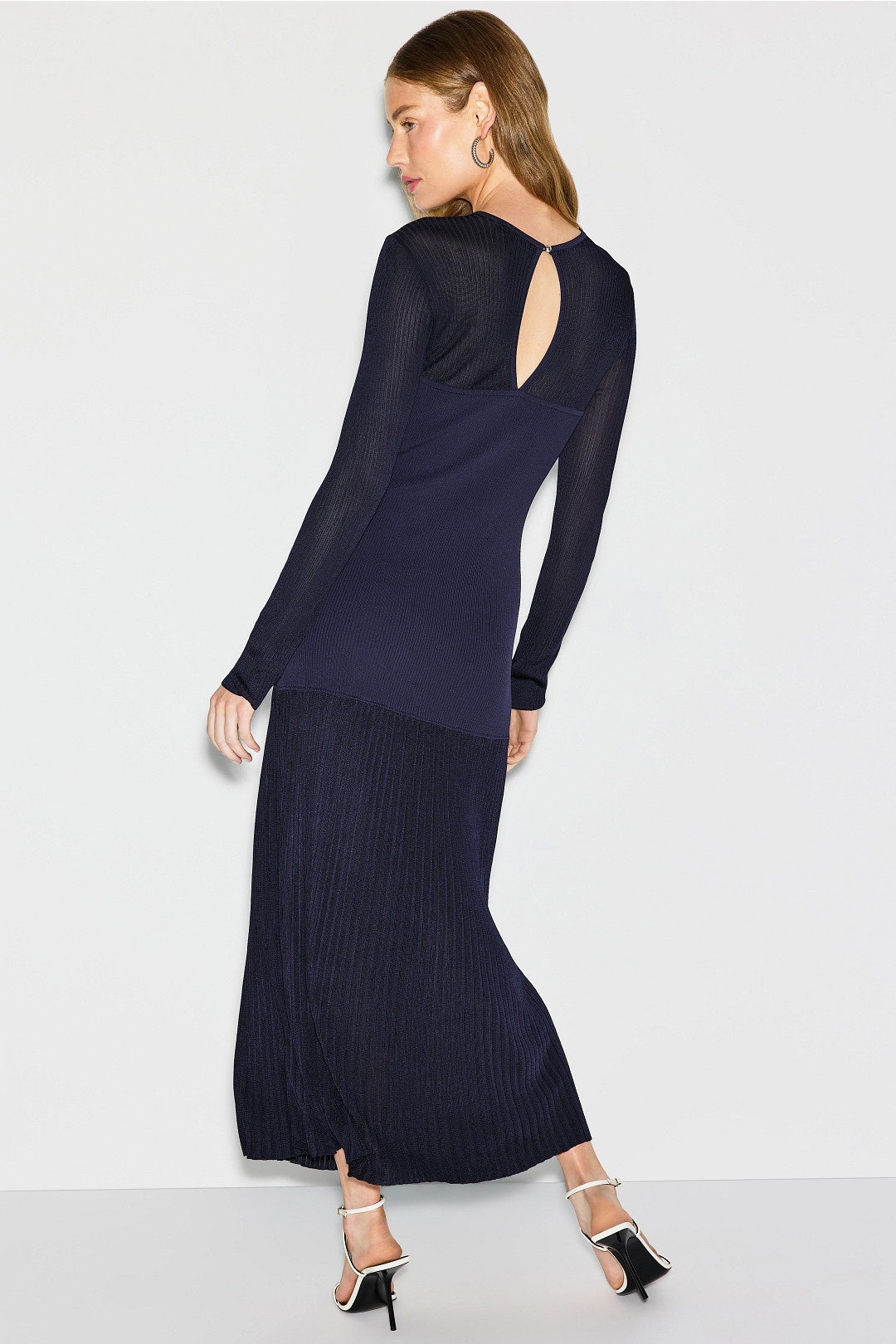 Semi-Sheer Knit Midi Dress by Derek Lam 10 Crosby x RTR 2