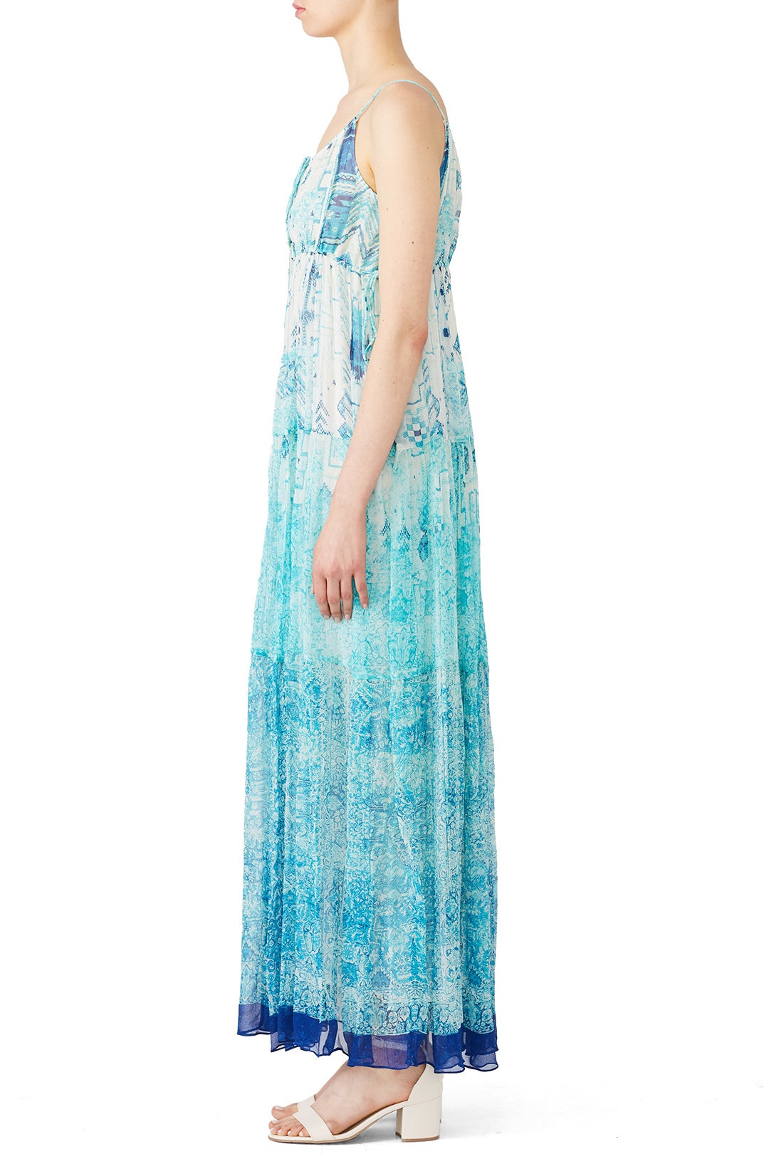 Blue Moiety Maxi by Hemant & Nandita 1