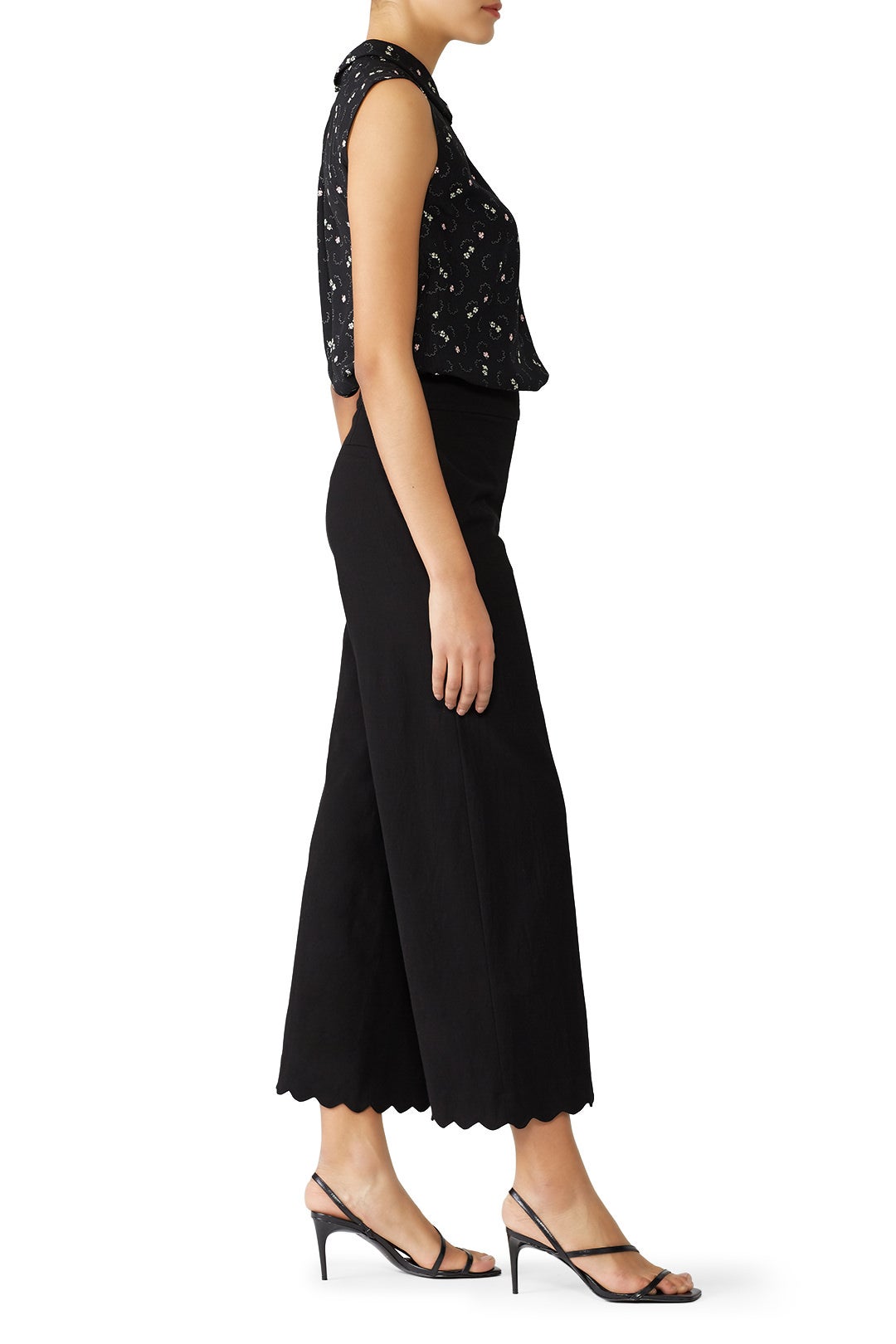 Scalloped Crop Pants by Rebecca Taylor NYC 2