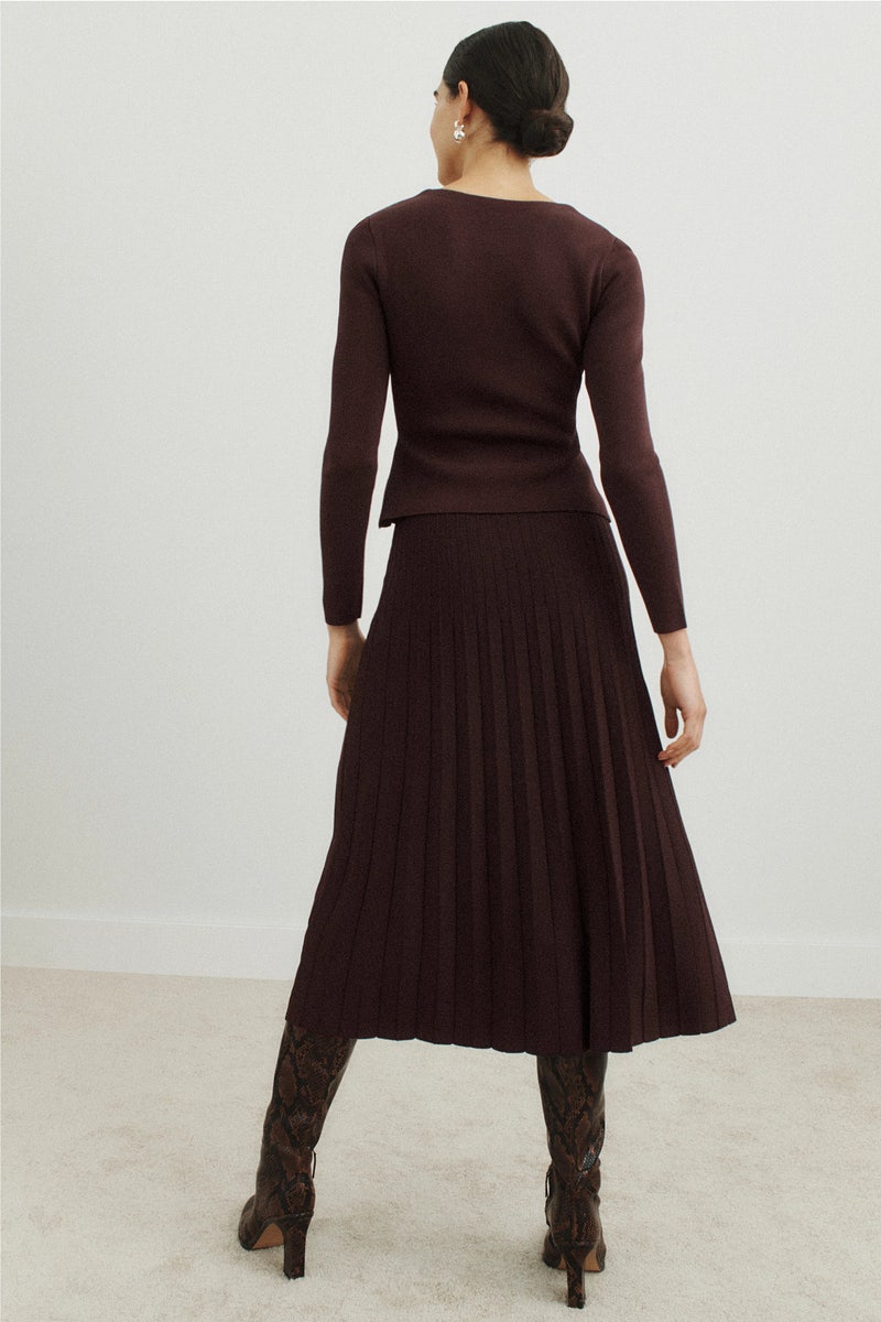 Lena Pleated Skirt by Staud - Photo 2