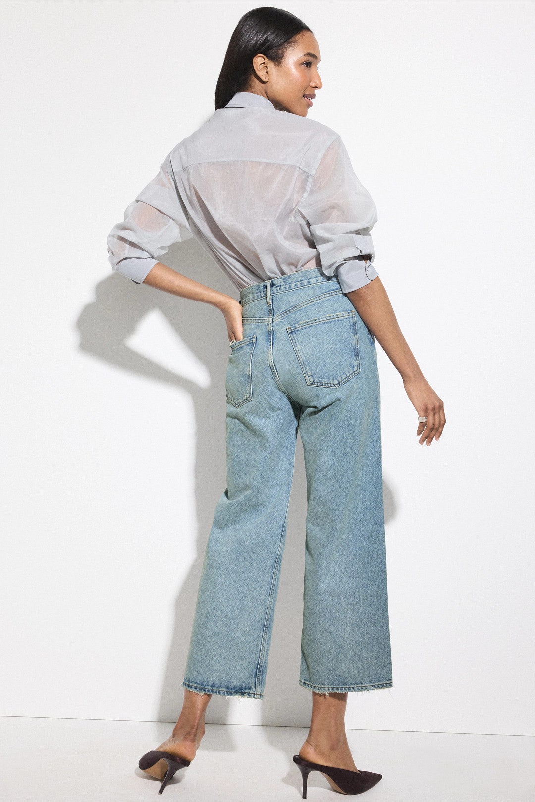 Ren High Rise Wide Leg Jeans by AGOLDE 2