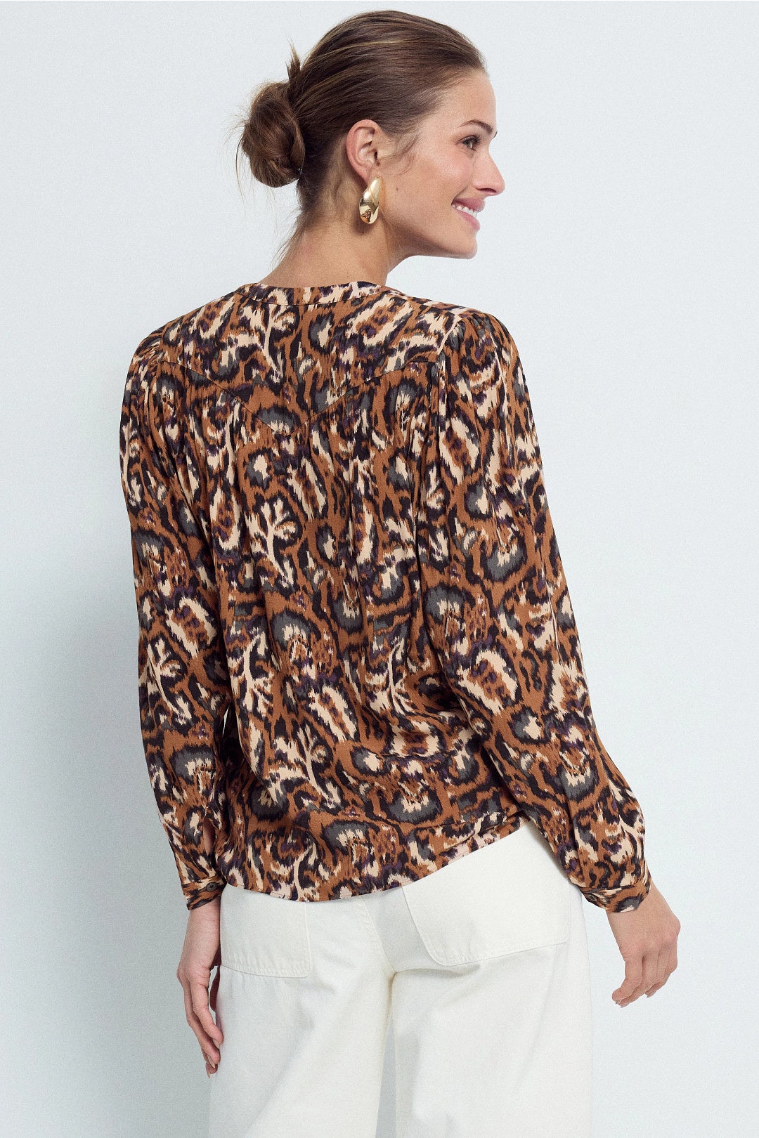 Onada Aniam Print Top by ba&sh 2