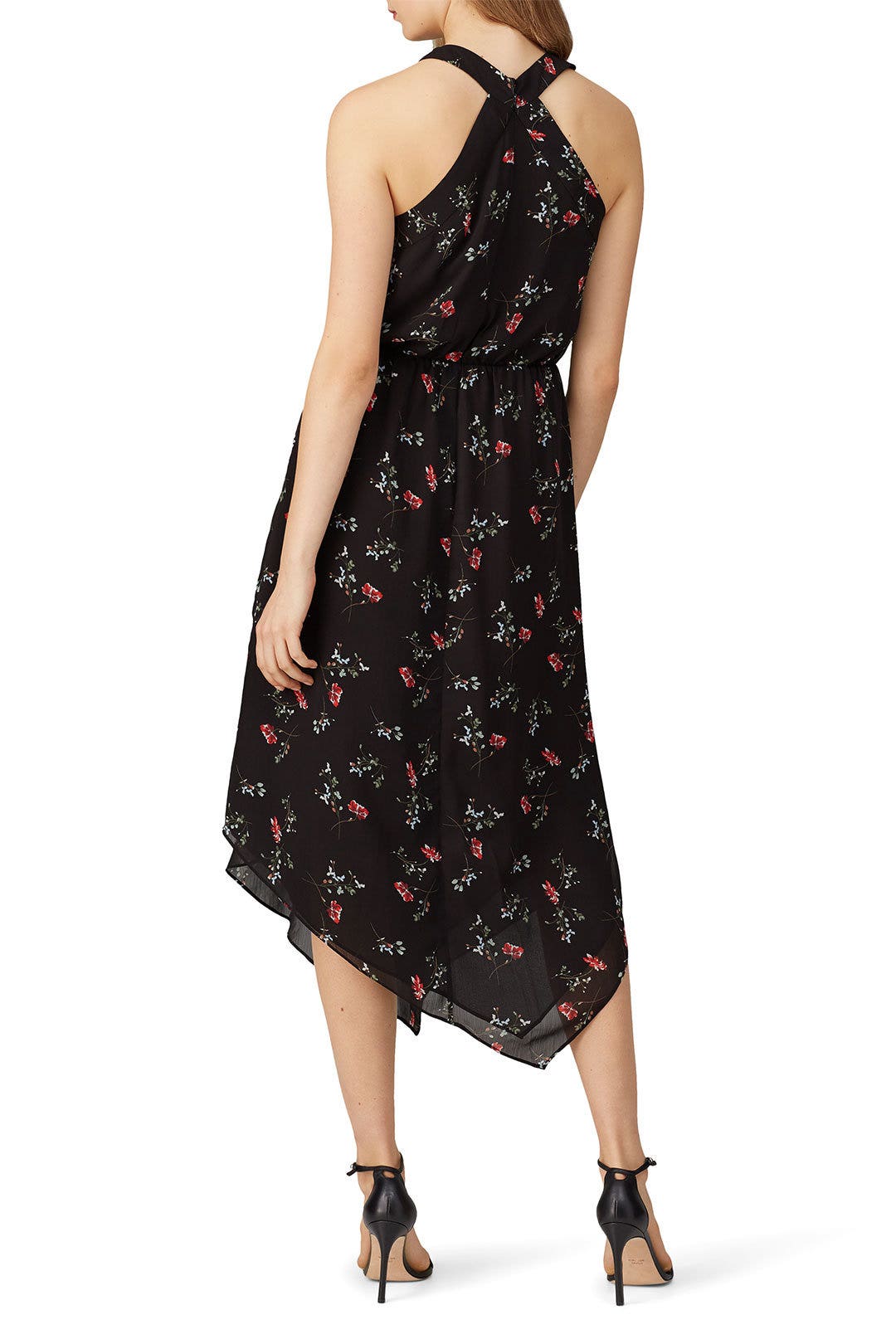 Floral Printed Halter Dress by Great Jones 2