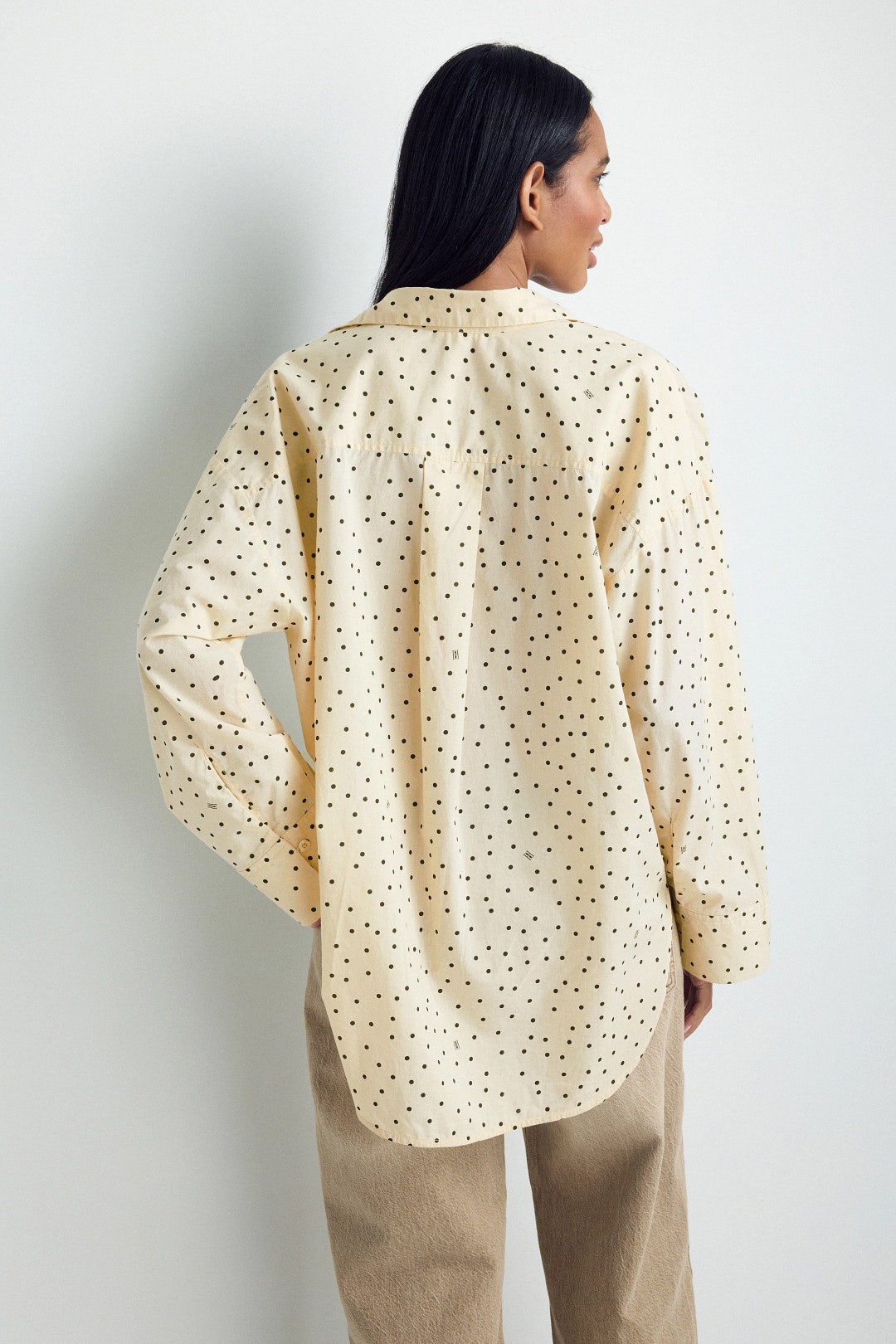 Derris Polka Dot Button Down Shirt by By Malene Birger 2