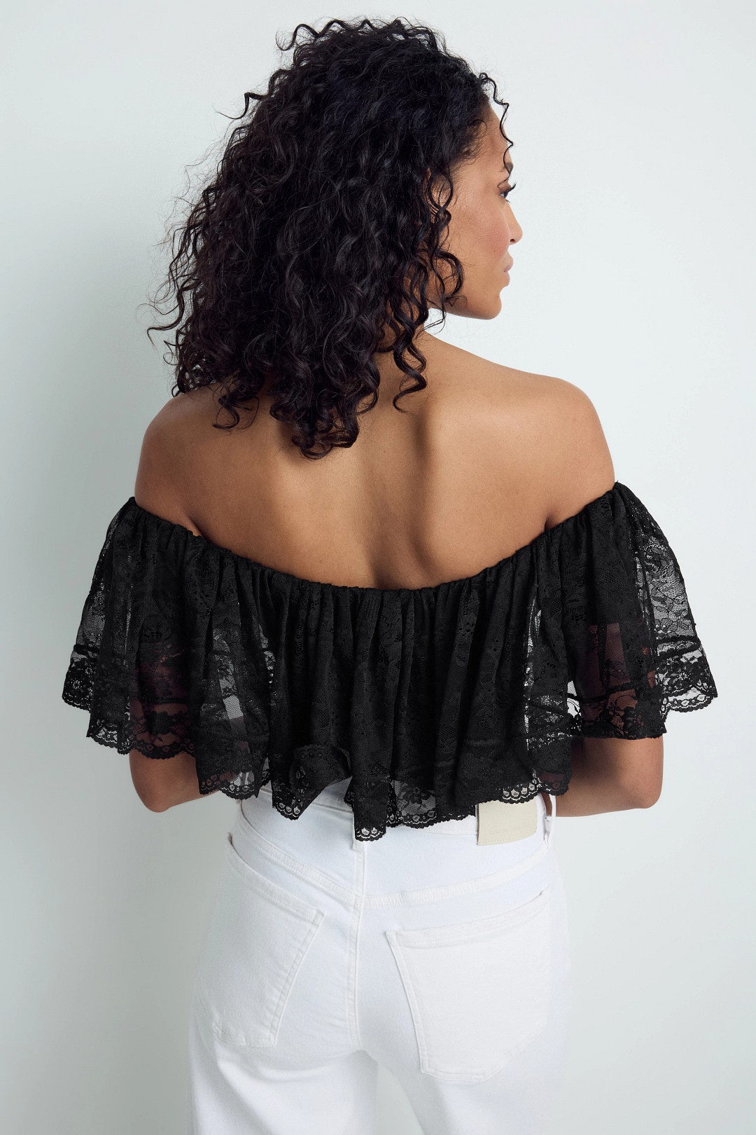 Rosette Strapless Top by Ronny Kobo 2