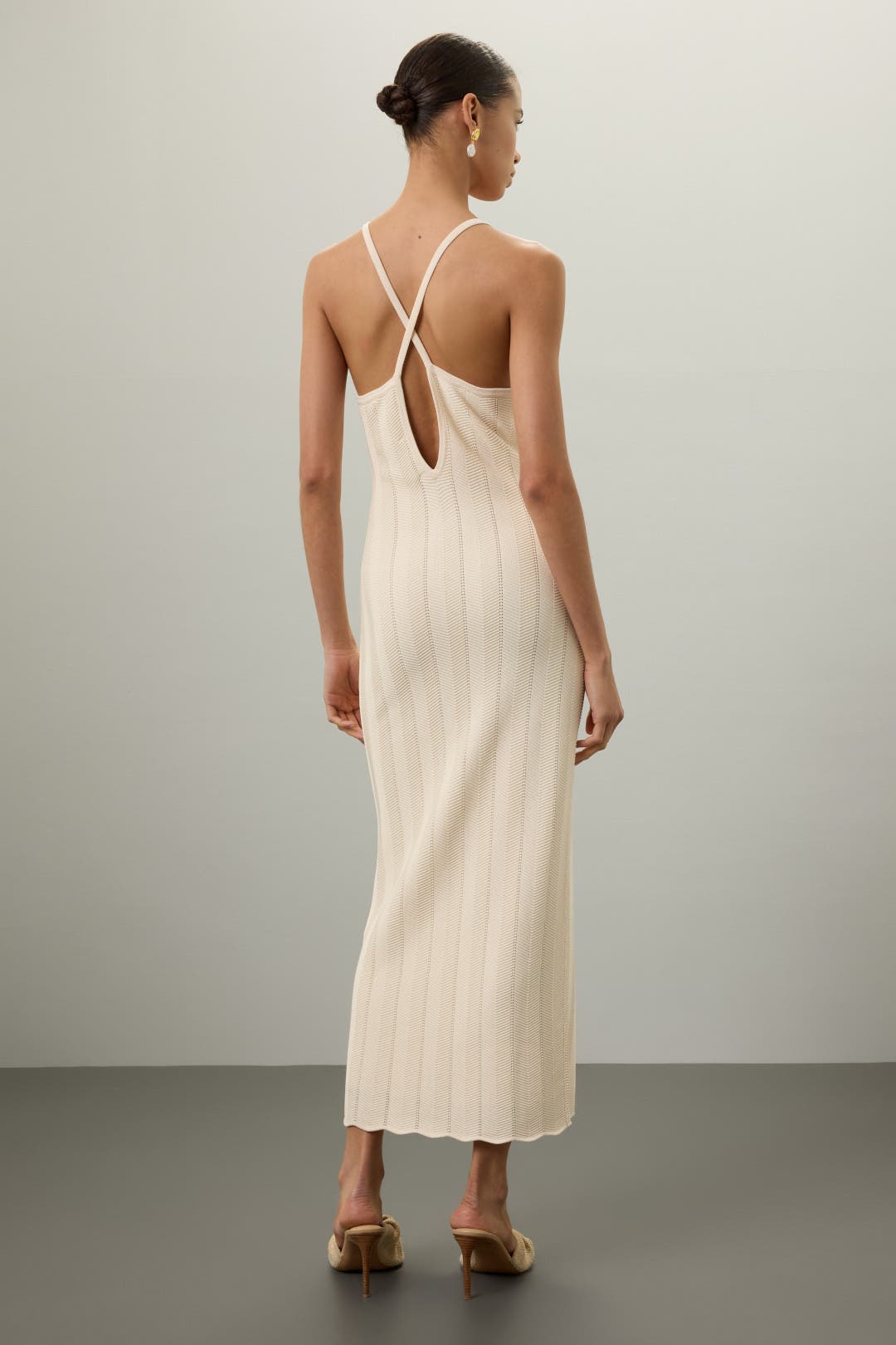 White Crochet Knit Dress by Ronny Kobo x RTR | Rent the Runway
