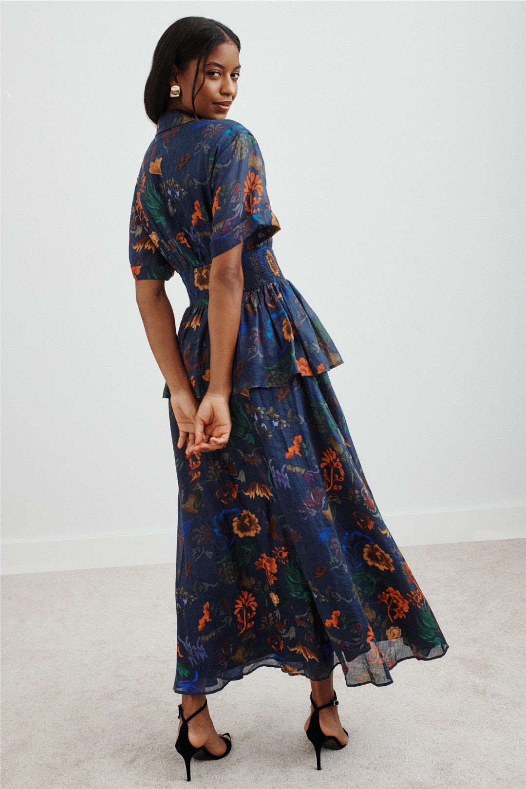 Blue Boogie Woogie Bugle Boy Dress by Rosie Assoulin 2