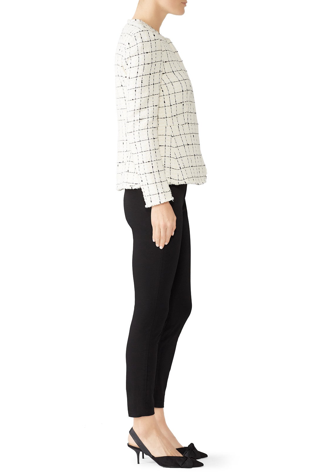 Plaid Tweed Zip Jacket by Rebecca Taylor NYC 2