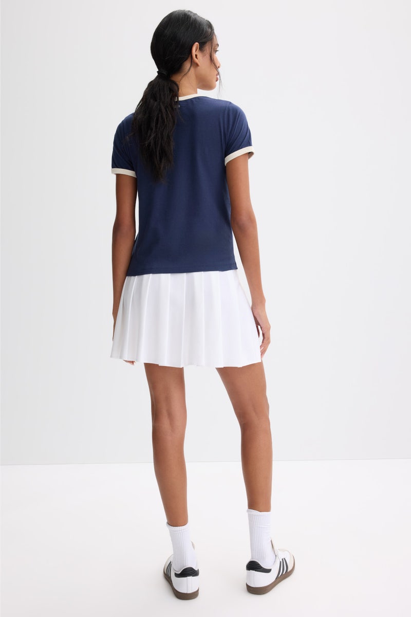 Wellness Club Ringer Tee by Sporty & Rich - Photo 2