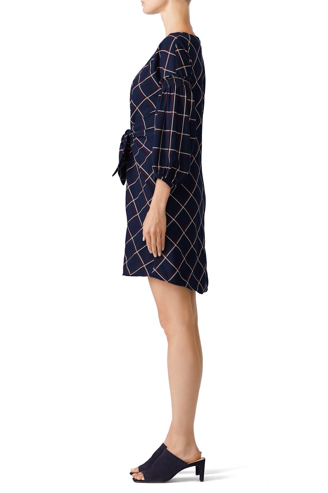 Yara Plaid Tie Sheath by Adelyn Rae 1