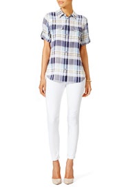 Plaid Signature Button Down by Equipment