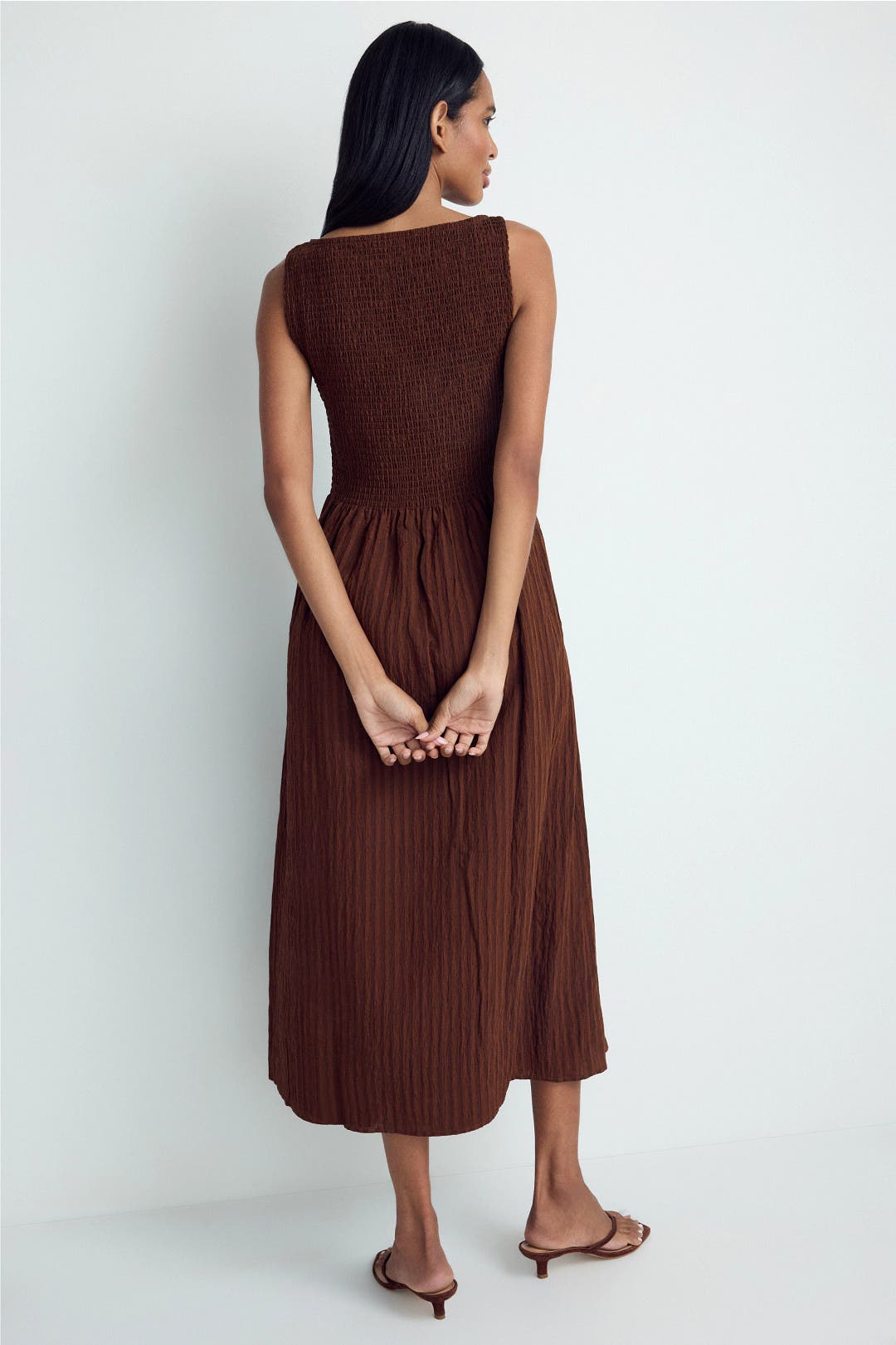 Brown Cosima Nap Dress by Hill House Home | Rent the Runway
