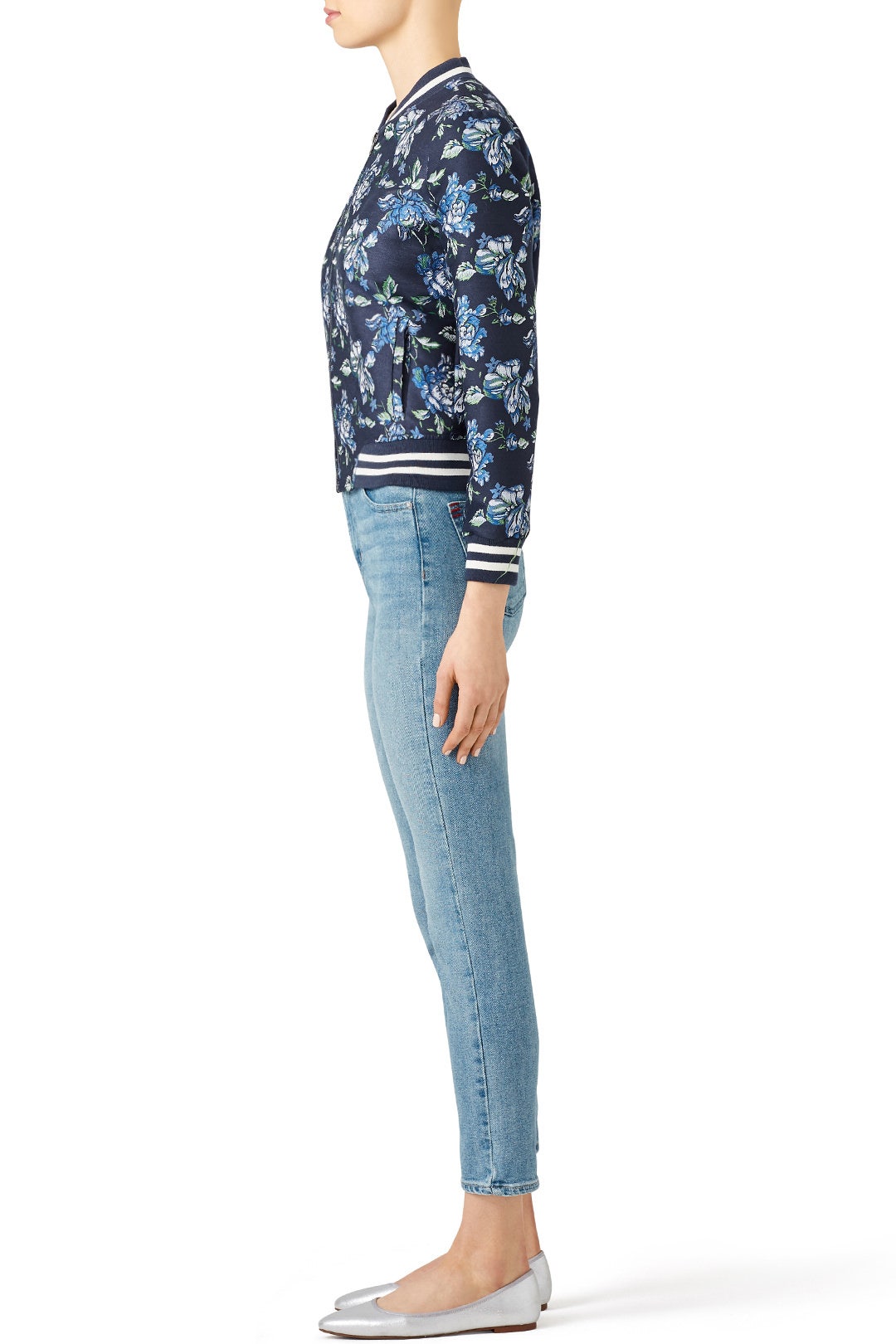 Zoey Floral Bomber Jacket by BB Dakota 2