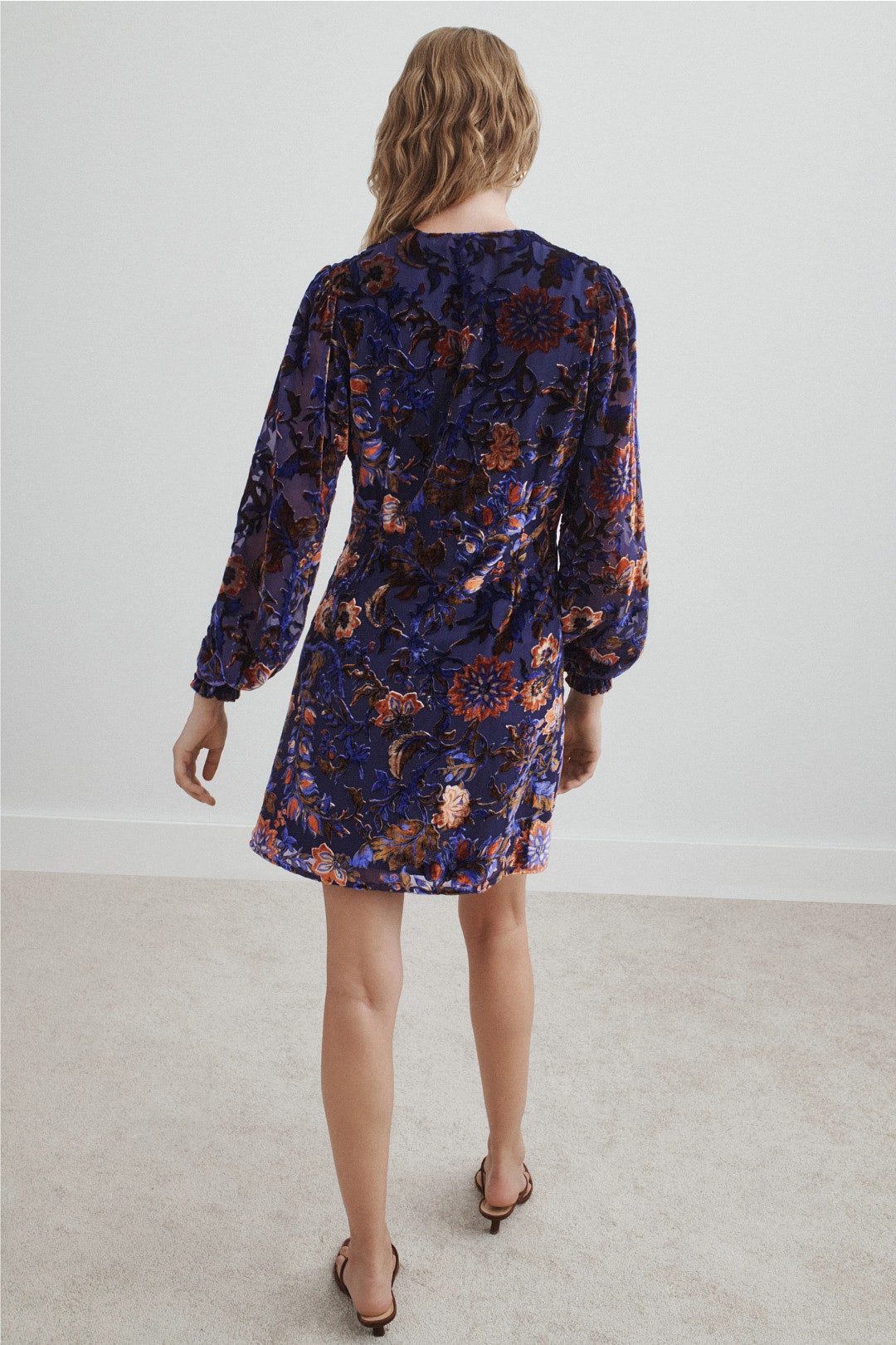 Purple Floral Eliza Dress by Marie Oliver 2