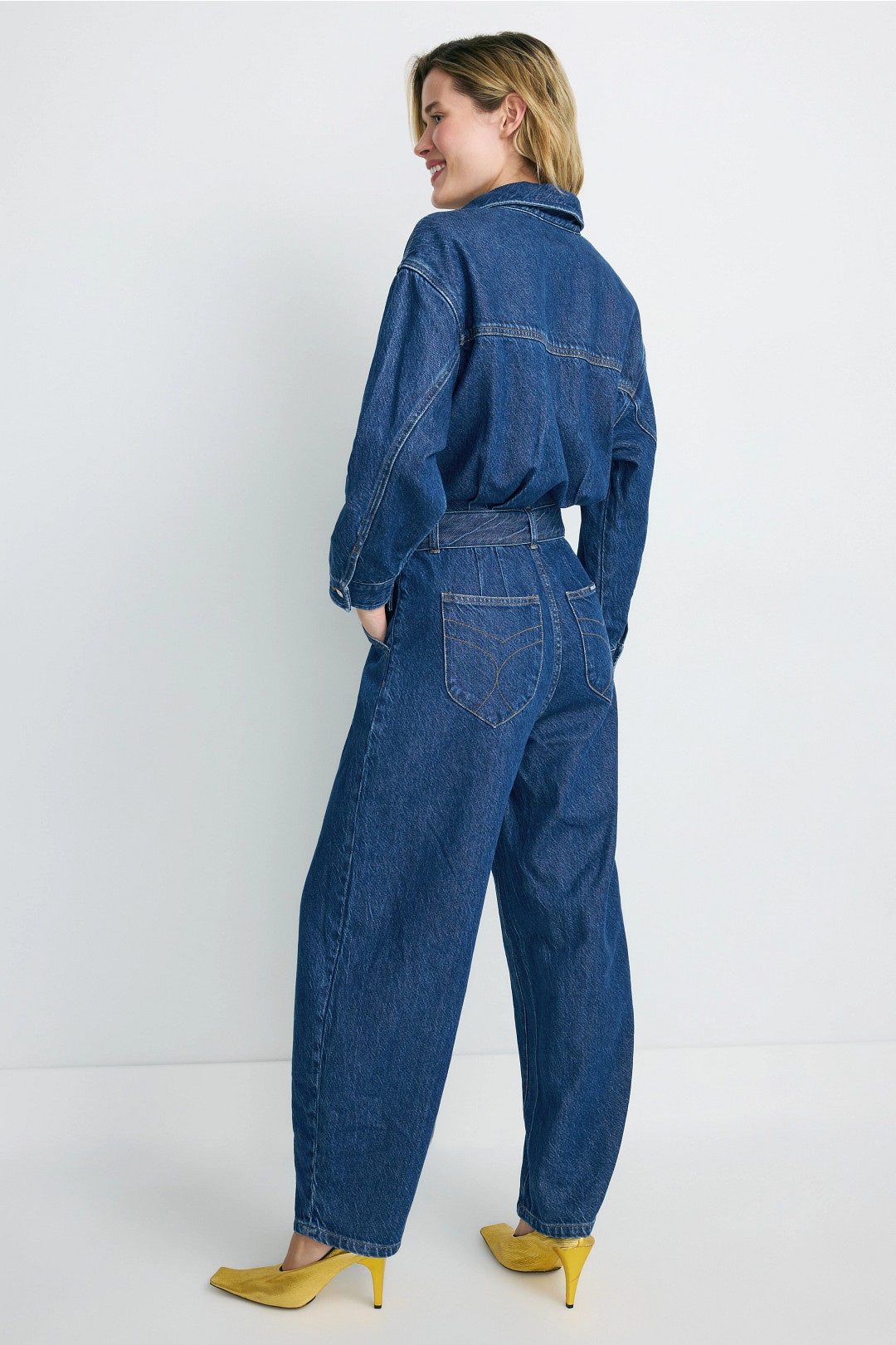 Denim Barrel Jumpsuit by Rolla's 2