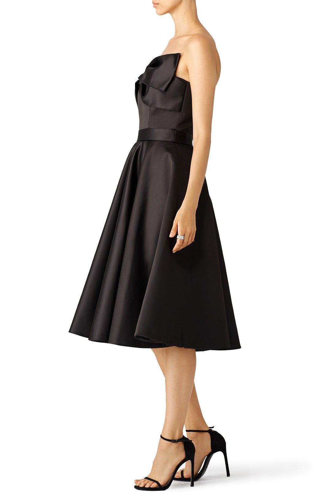 Black Bow Tea Dress by Cynthia Rowley 2