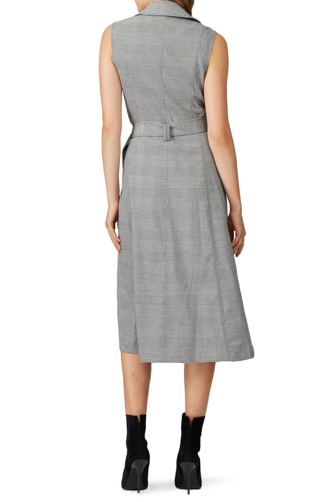 Plaid Belted Midi Dress by Jason Wu x RTR 1