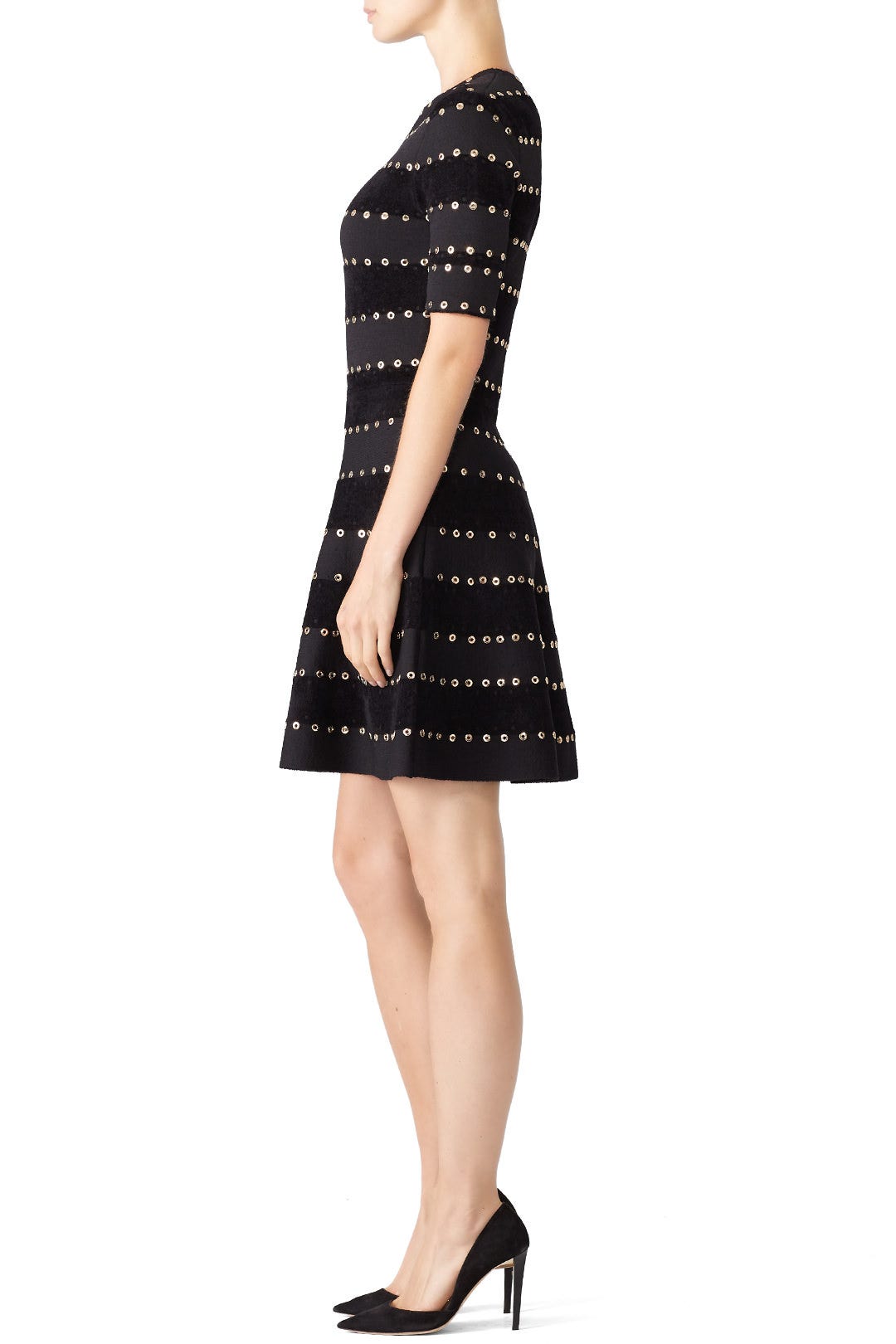 Jillian Grommet Knit Dress by Ronny Kobo 2