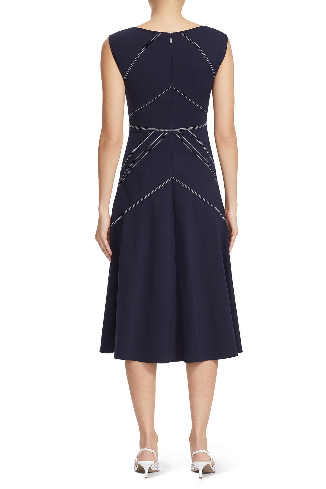 Navy Natasha Dress by Lafayette 148 New York | Rent the Runway