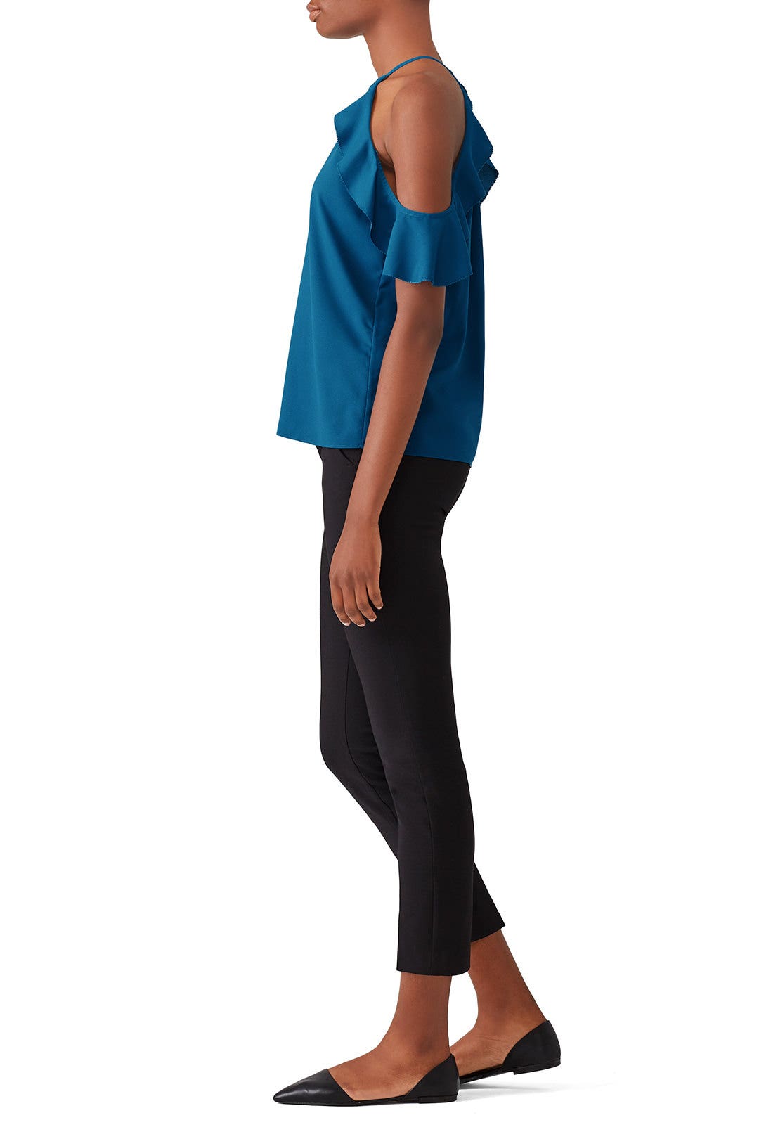 Blue Saga Ruffle Top by Cooper & Ella 2