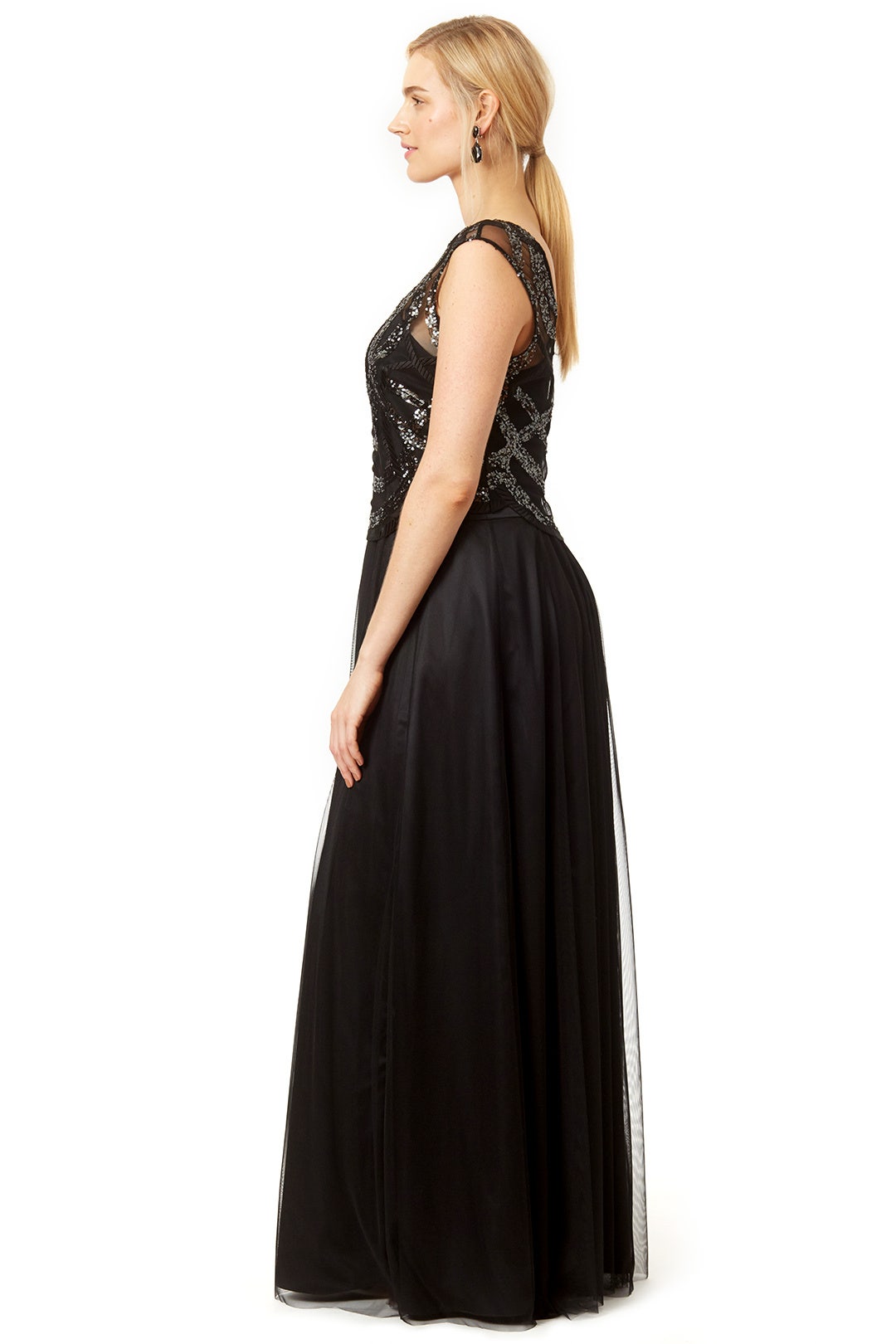 Silver Road Gown by Kay Unger | Rent the Runway