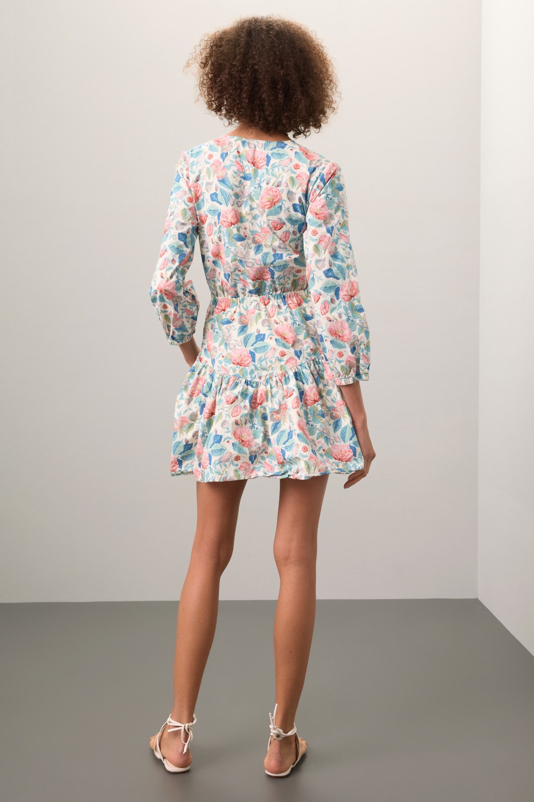Long Sleeve Paint Garden Dress by La Vie Rebecca Taylor 2