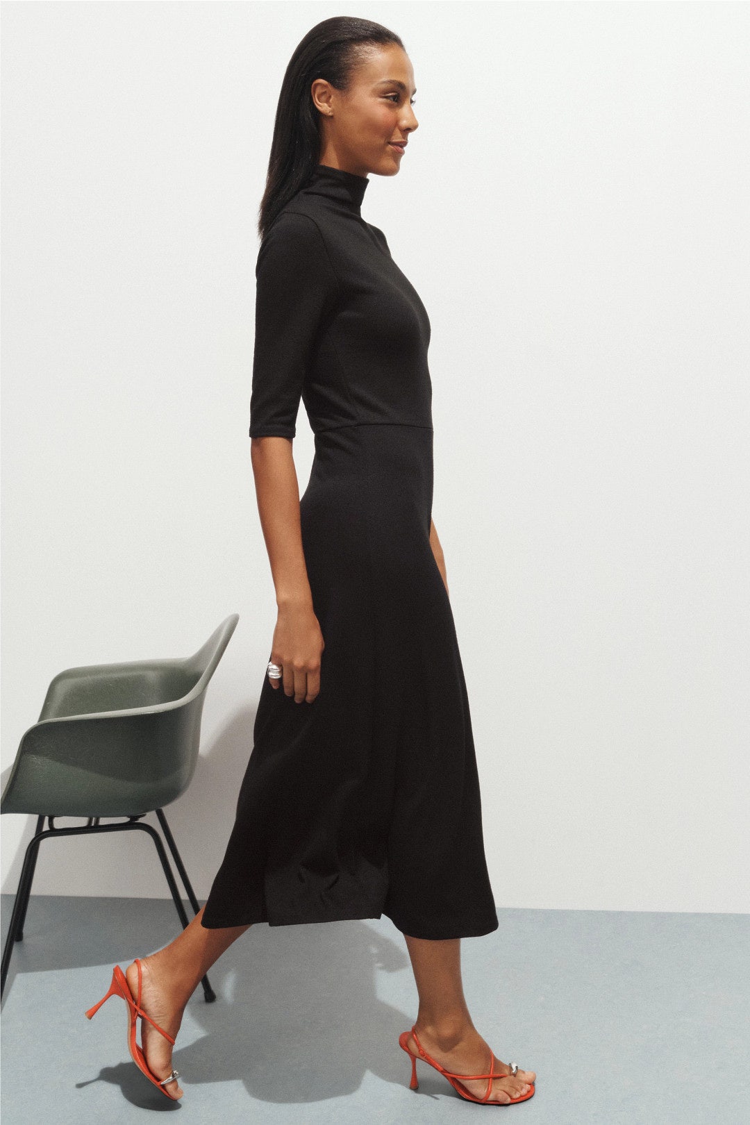 Knit Turtleneck Dress by VINCE. 1