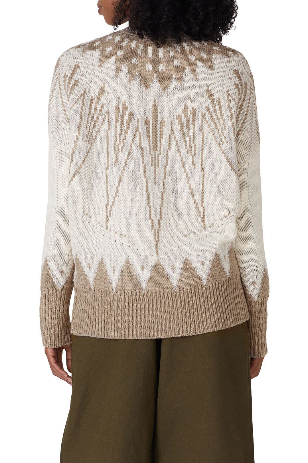 Fair Isle Crew Neck Sweater by Adam Lippes x RTR 1
