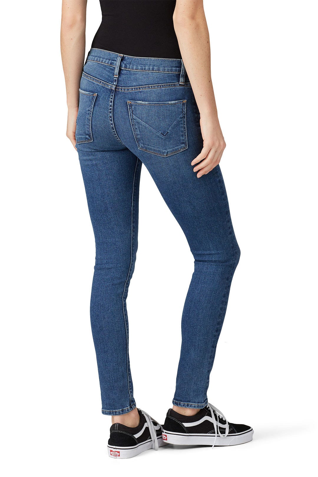 Nowhere Nico Mid Rise Super Skinny Jeans by Hudson 2