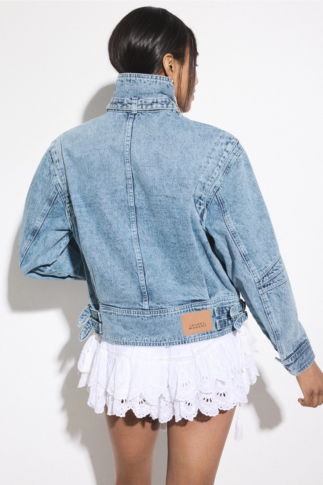Joseline Light Wash Denim Jacket by Isabel Marant Etoile 2