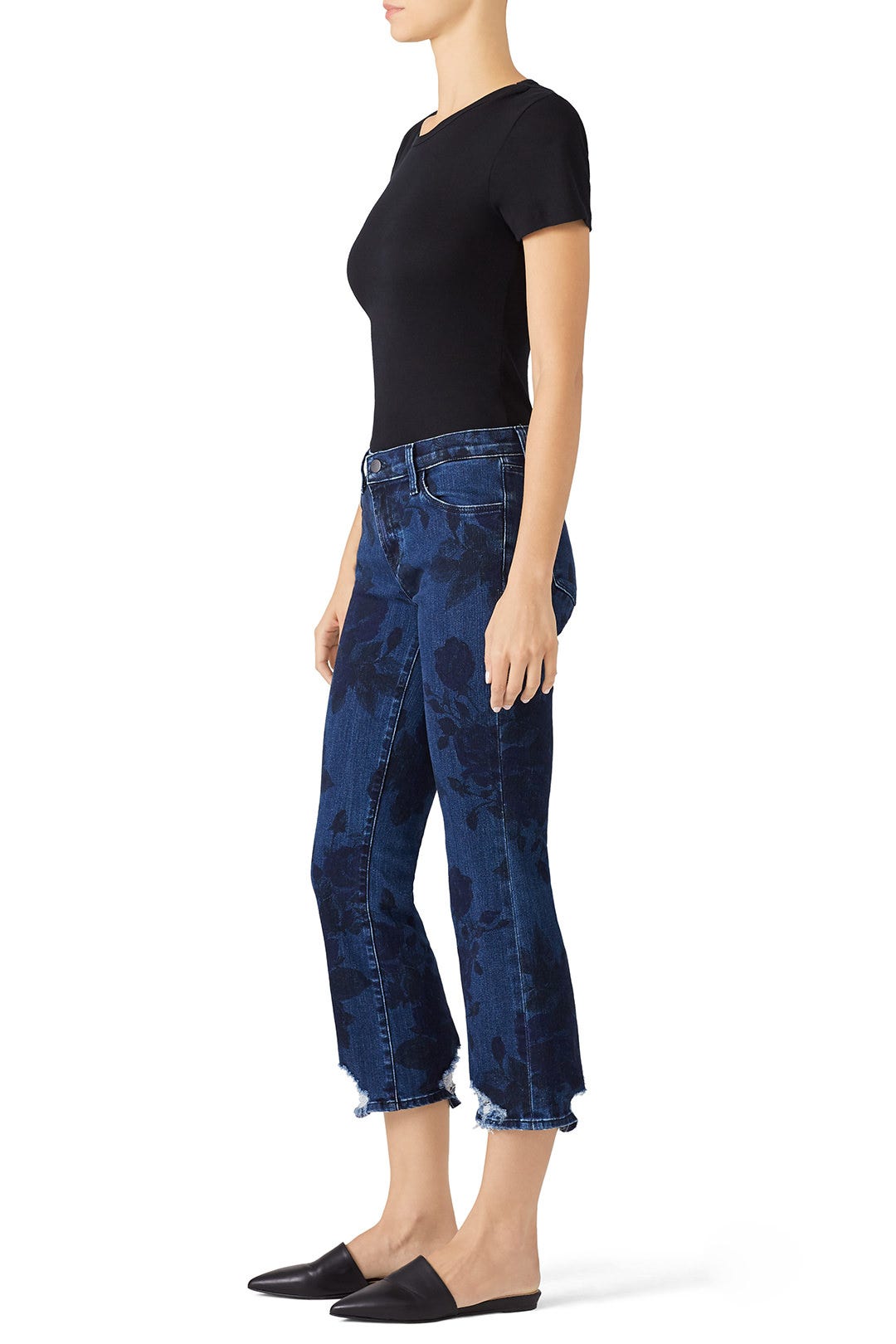 Selena Mid Rise Crop Jeans by J BRAND 1