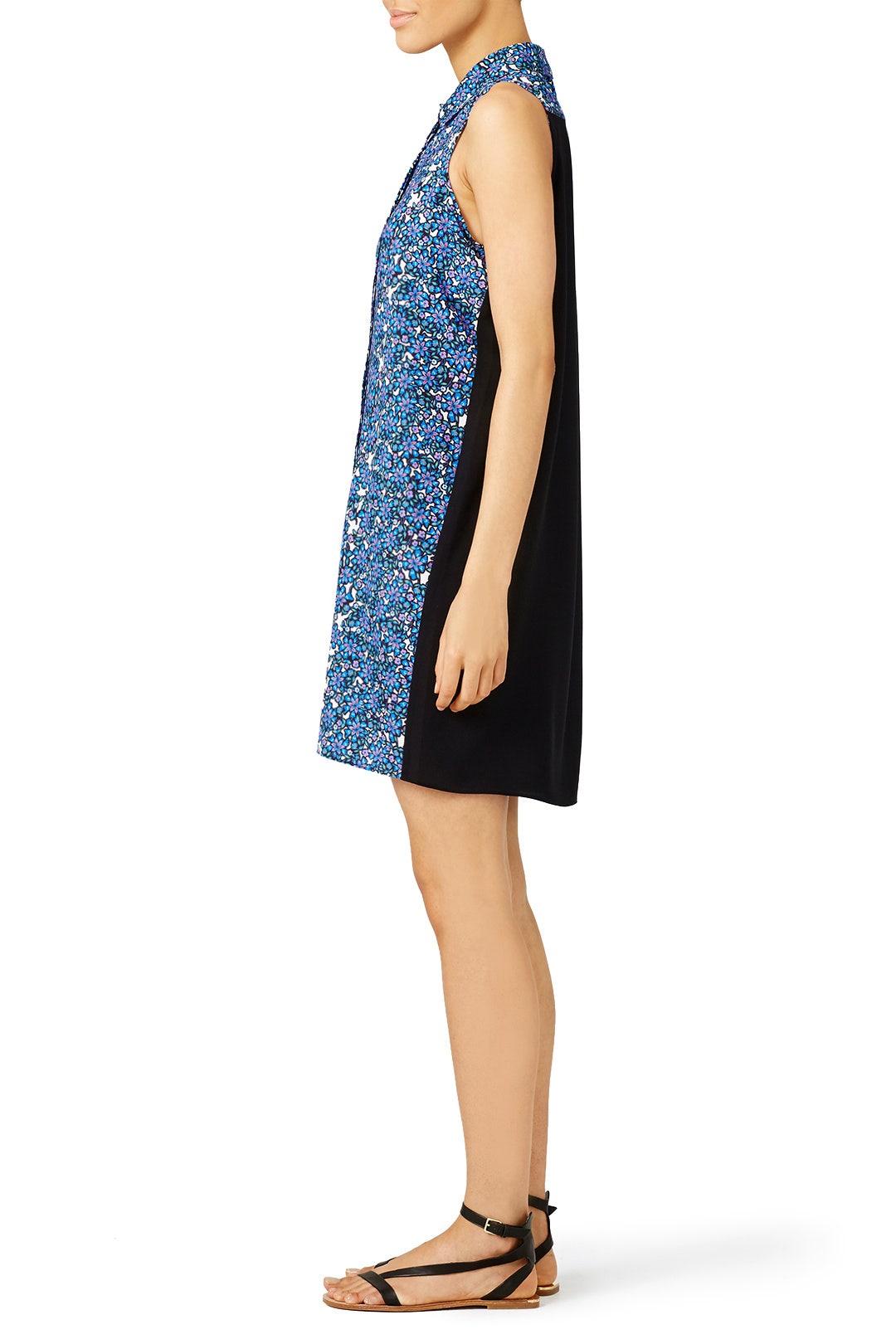 Scribble Flowers Shirtdress by Nicole Miller 1