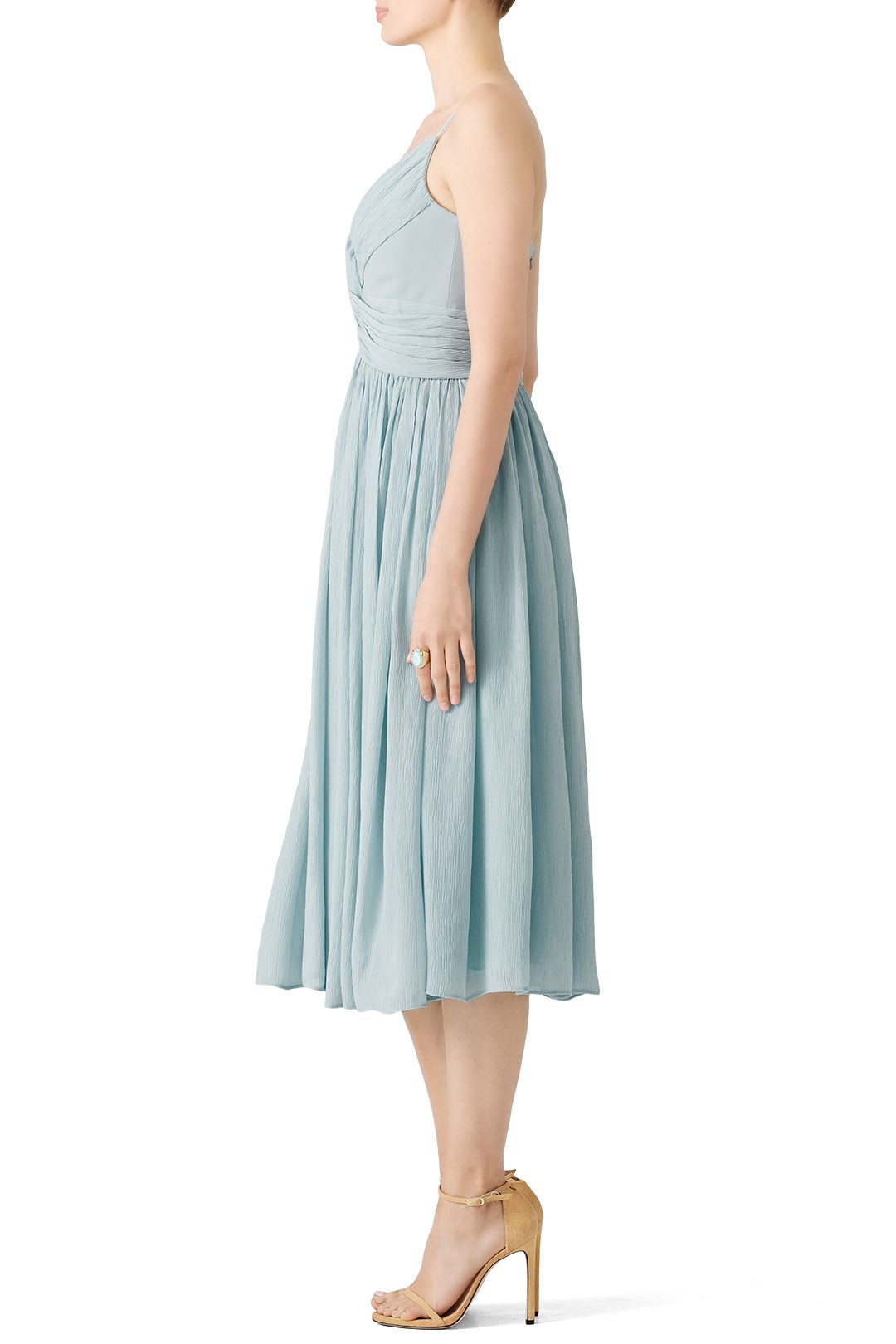 Blue Knotted Midi Dress by ADEAM 2