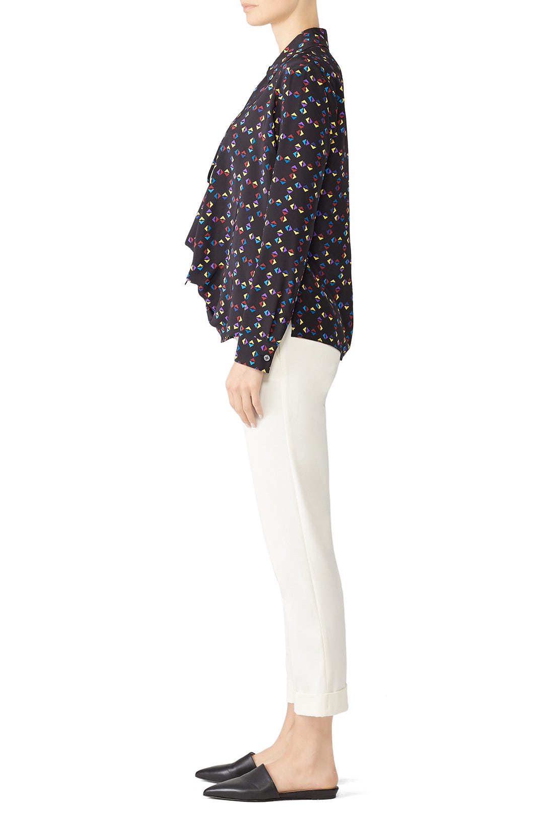Collared Drape Blouse by DEREK LAM 1