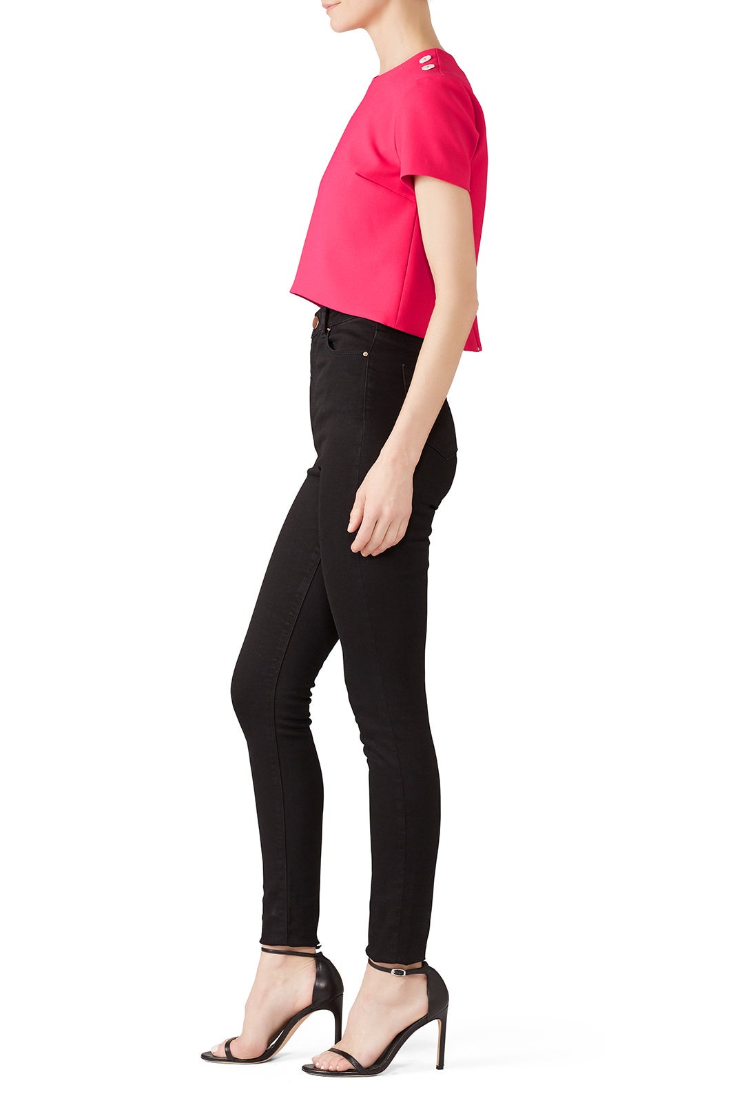 Stretchy Tech Poppy Top by Nicole Miller 1