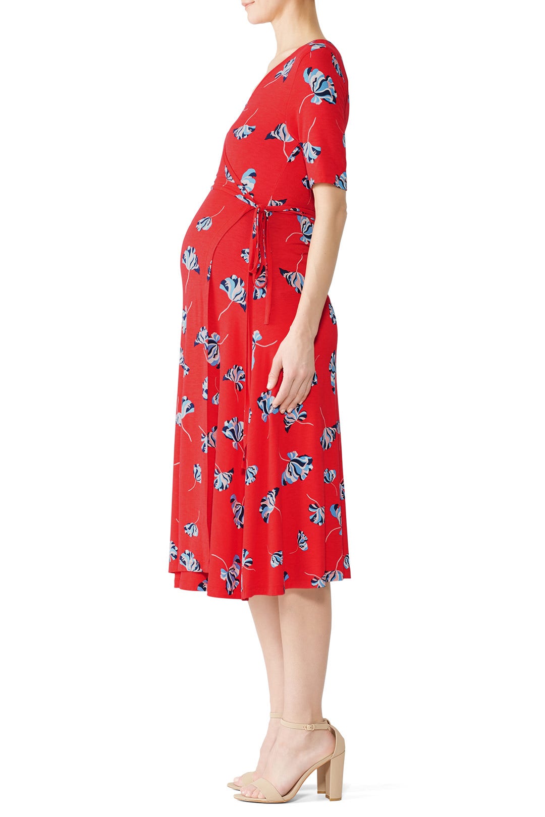 Maya Nursing Maternity Wrap Dress by NOM Maternity 2
