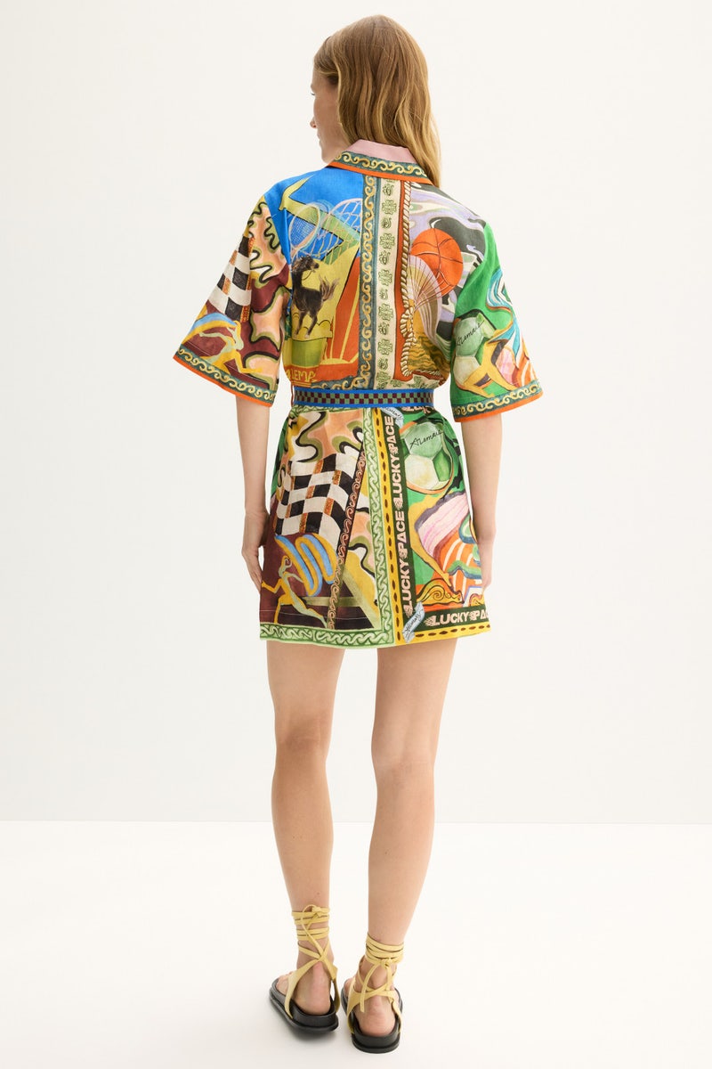 Lucky Pace Mini Dress by ALÉMAIS - Photo 2
