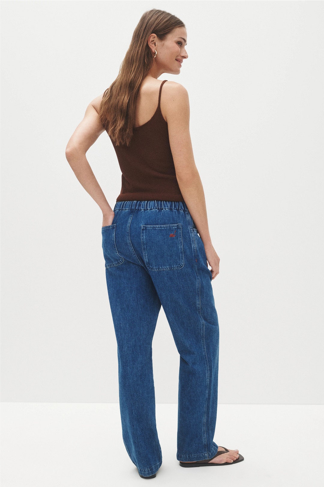 Medium Wash Straight Leg Jeans by Marine Layer 2