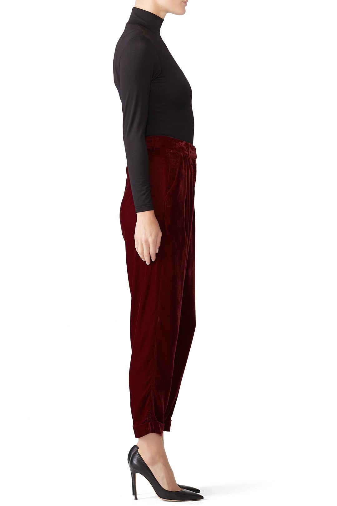 Slim Velvet Trousers by PatBO 2