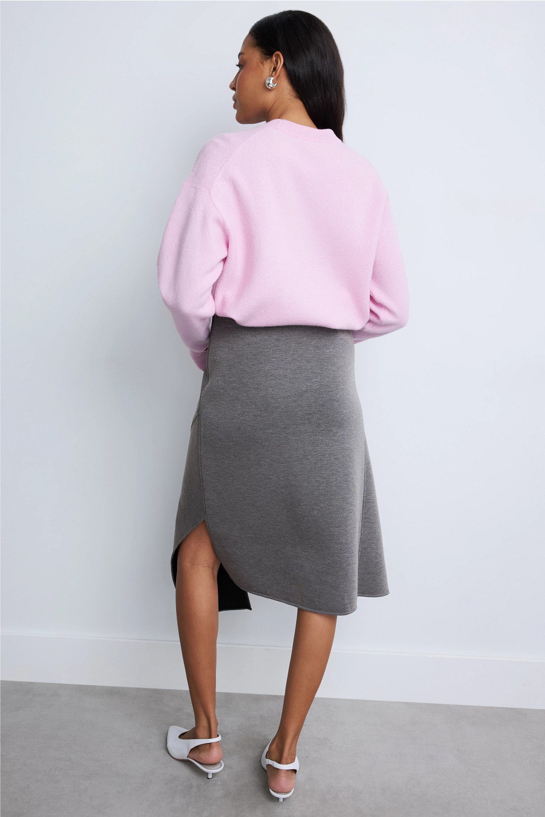 Double Slit Midi Skirt by PLAN C x RTR 2