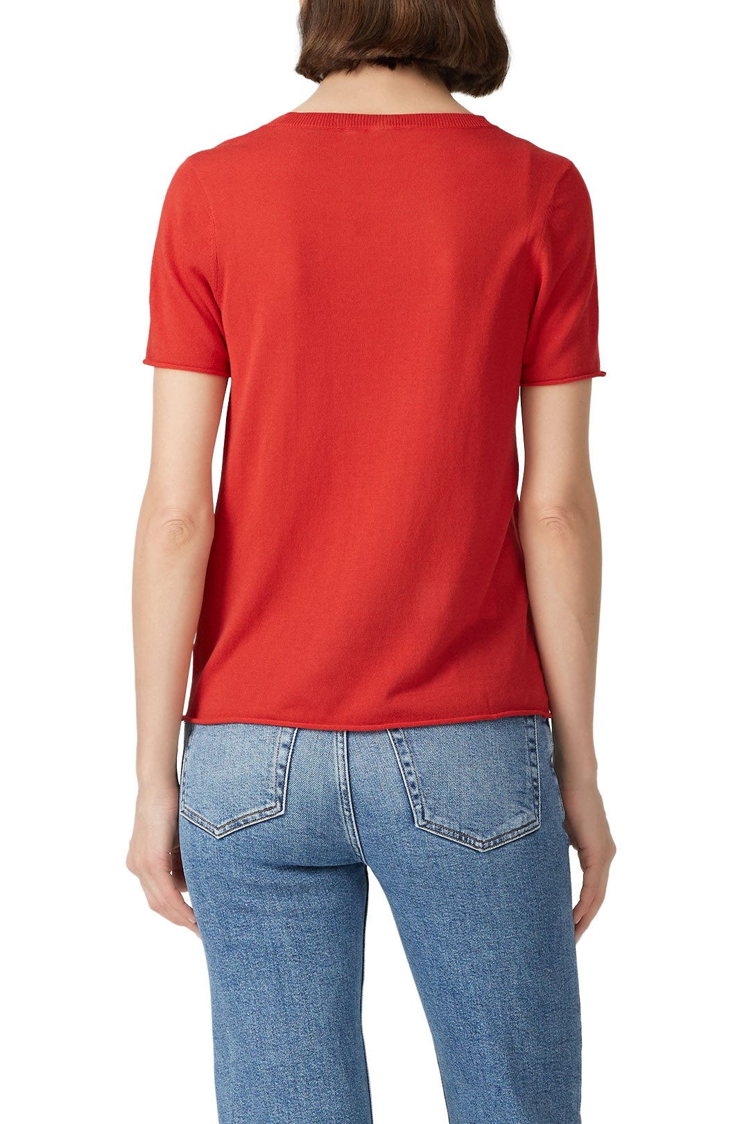 Red Platform Tee by Replica Los Angeles 1