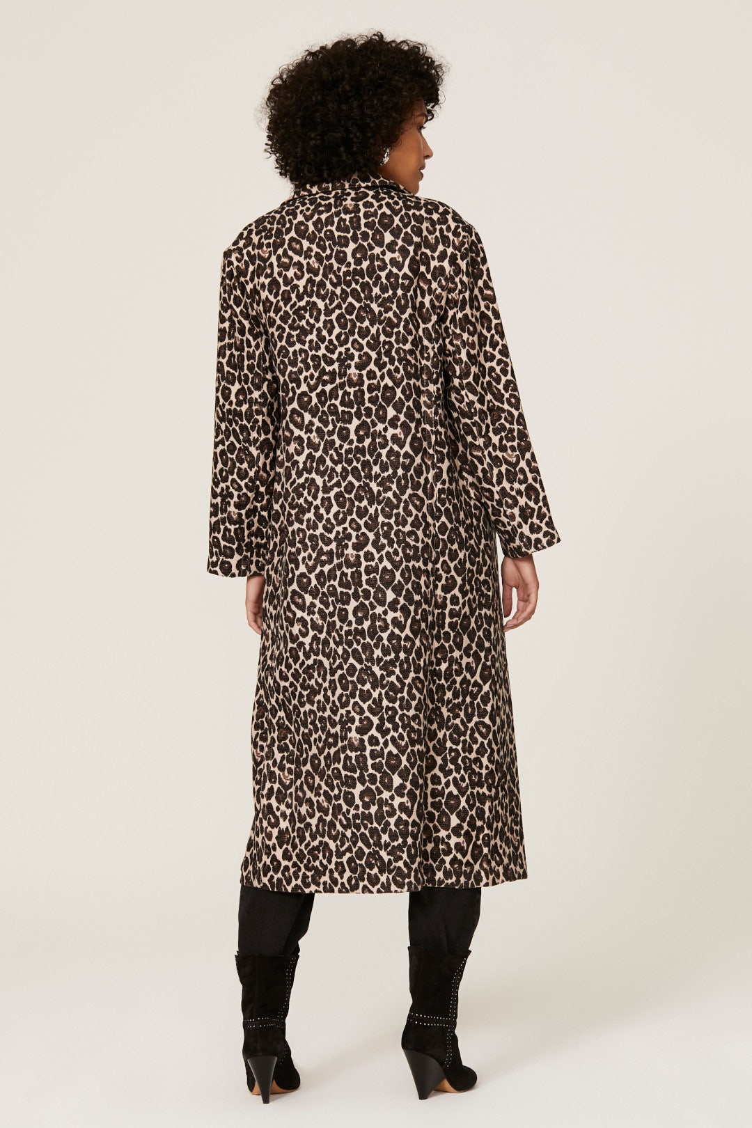 Leopard Jacquard Coat by Victor Alfaro x RTR 2