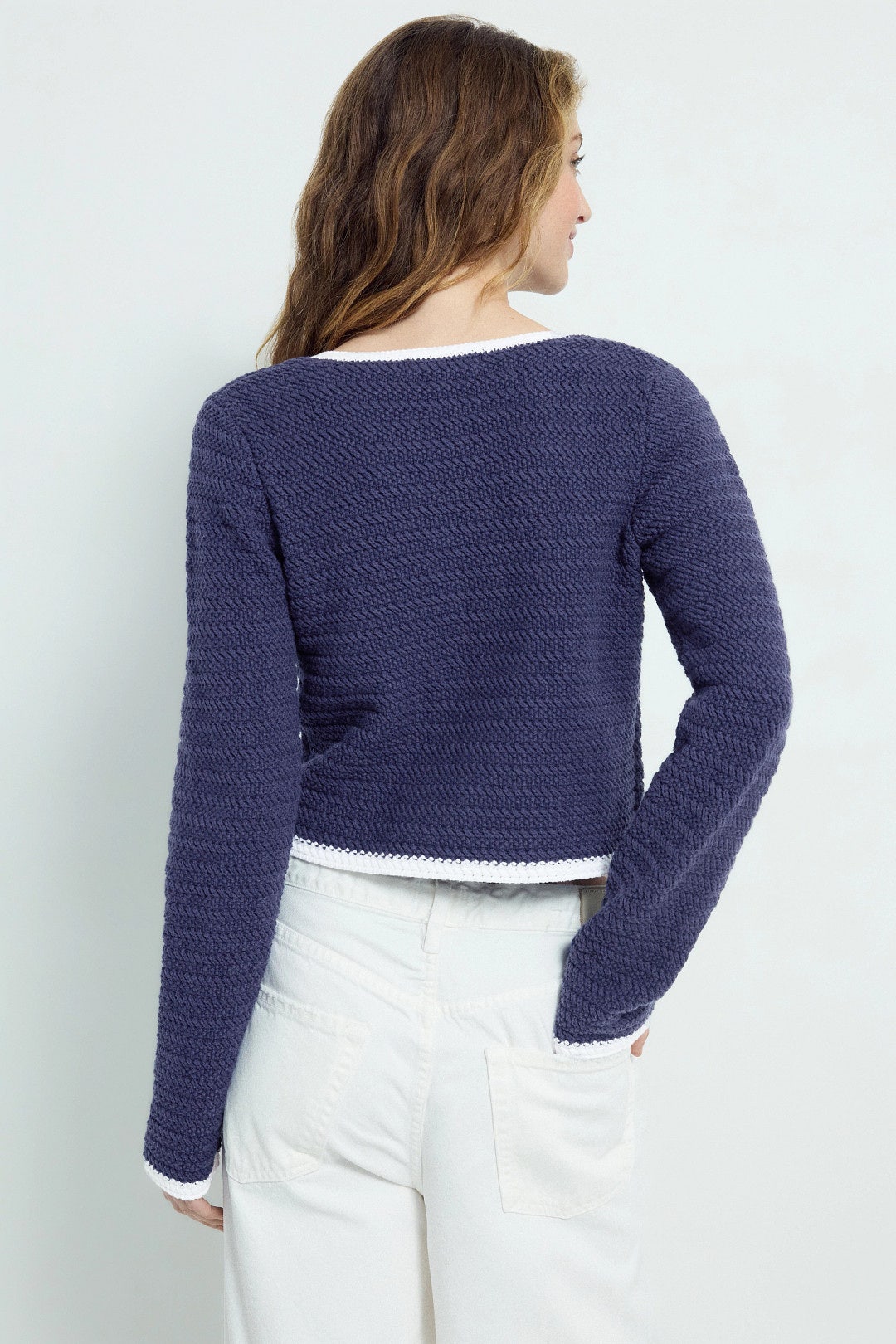 Wren Scallop Crochet Cardigan by Central Park West 2