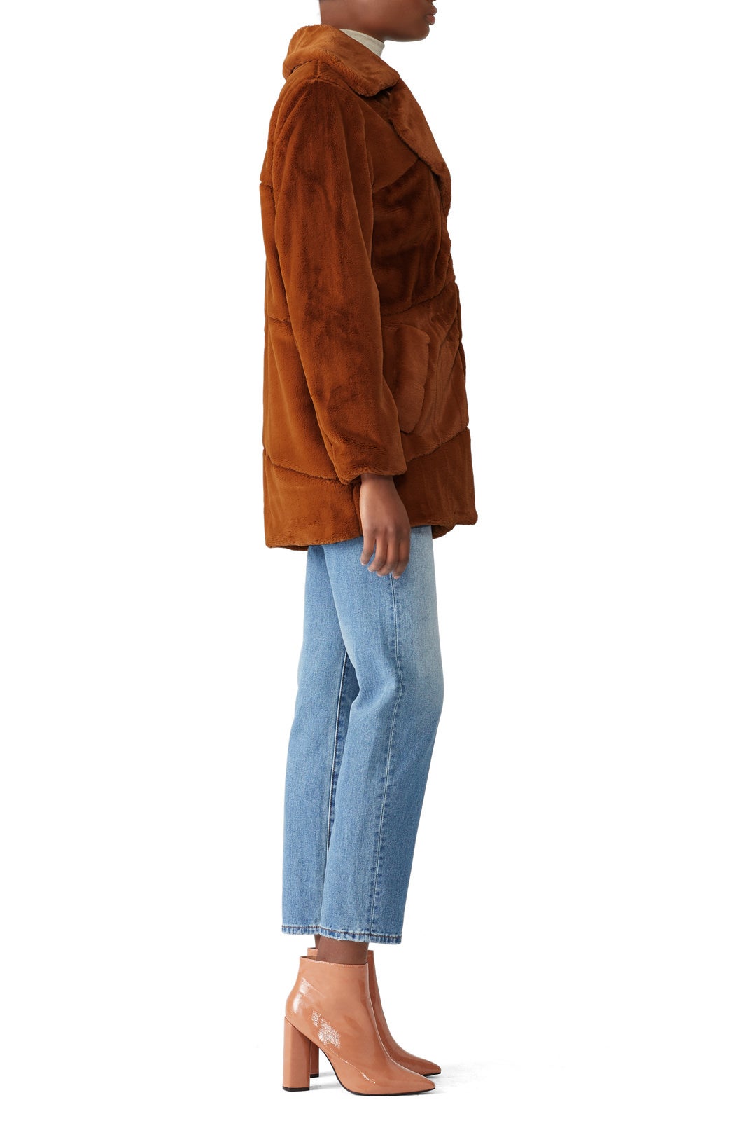 Pumpkin Spice Faux Fur Coat by MINKPINK 2