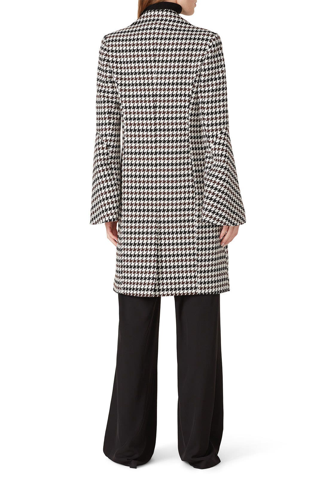 Houndstooth Bell Sleeve Coat by Derek Lam 10 Crosby x RTR 2