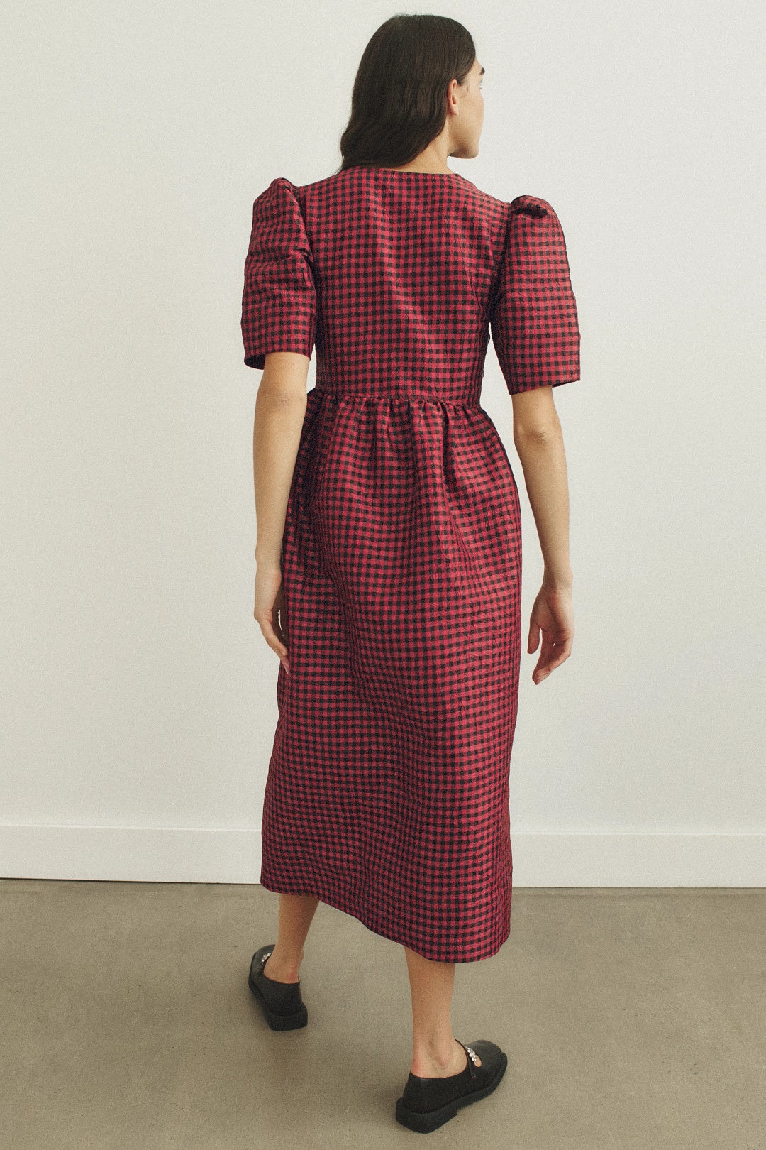 Tie Front Midi Dress