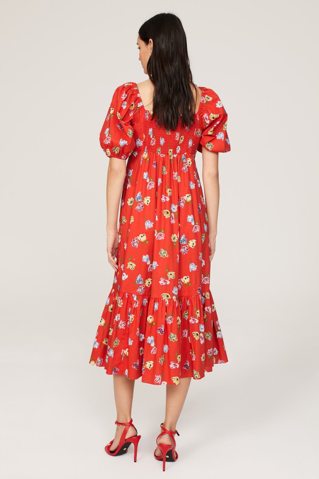 Tulip Cotton Blend Midi Dress（スカート）｜Her lip to（ハー