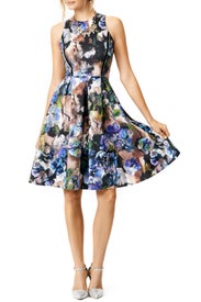 Spin in Scuba Dress by Carmen Marc Valvo